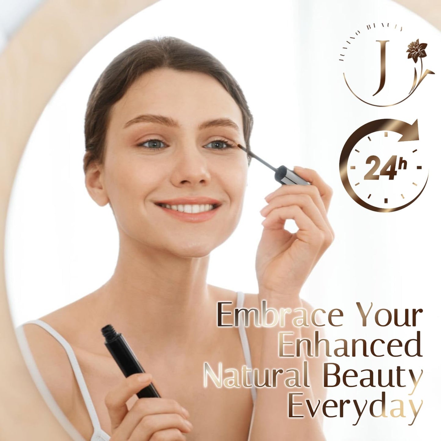 Eyelash Growth Serum for Lash Enhancing: 5ml Natural Power Booster Formula – Advanced Enhancer for Thicker, Longer Lashes – Gentle and Vegan (0.1 Fl Oz (Pack of 1), Unscented) - Medaid International