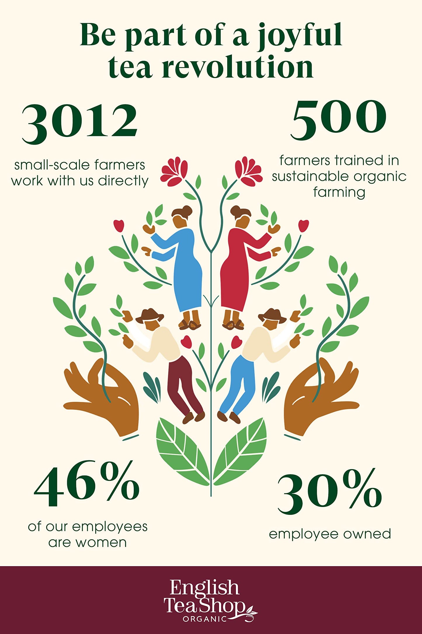 English Tea Shop Advent Calendar Nativity- 25 Pyramid Biodegradable Tea Bags - Medaid International