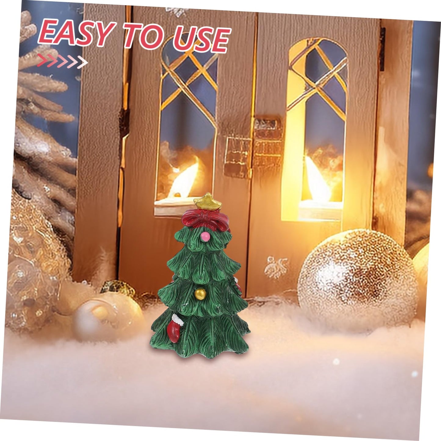 Resin Christmas Ornaments Mini Santa Claus Figurines Gnome Christmas Decor Xmas Accessory Christmas Elements Figure Resin Decor - Medaid International