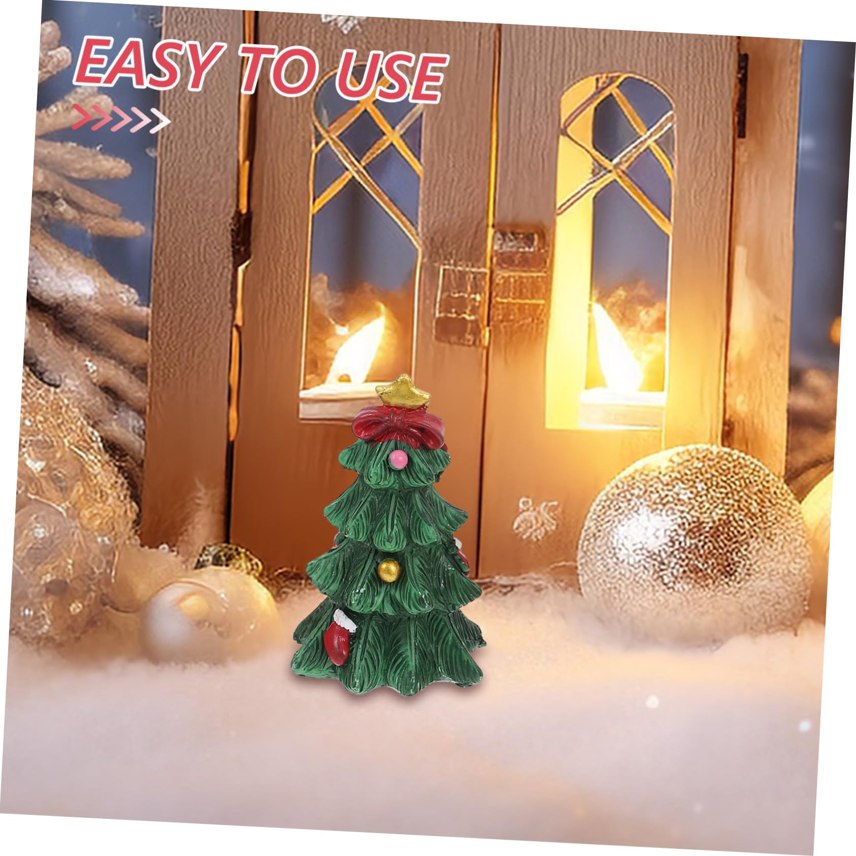 Resin Christmas Ornaments Mini Santa Claus Figurines Gnome Christmas Decor Xmas Accessory Christmas Elements Figure Resin Decor - Medaid International