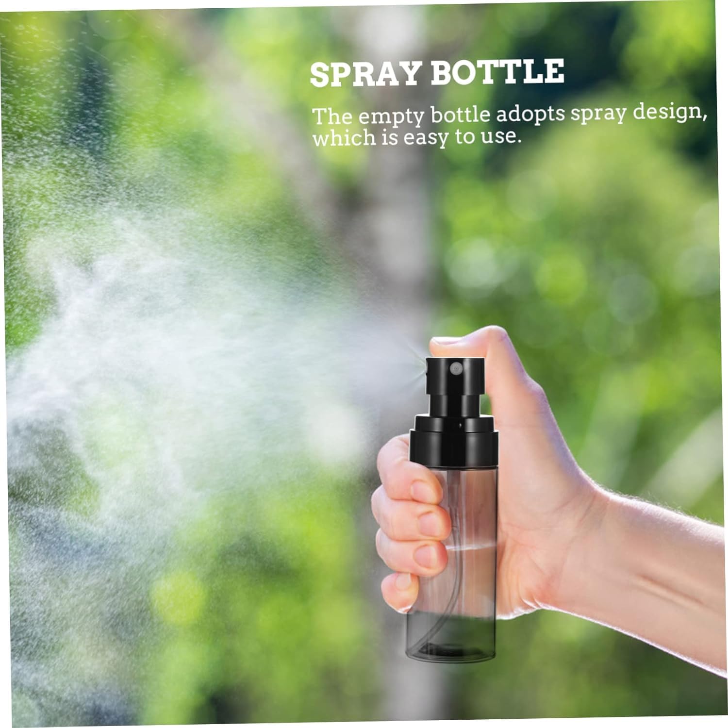 New Spray Bottle Travel Portable Fine Mist Spray Bottles, Refillable Empty mini Spray Bottle for Toners, Perfume, Face& Hair Spray(100ML) - Medaid International