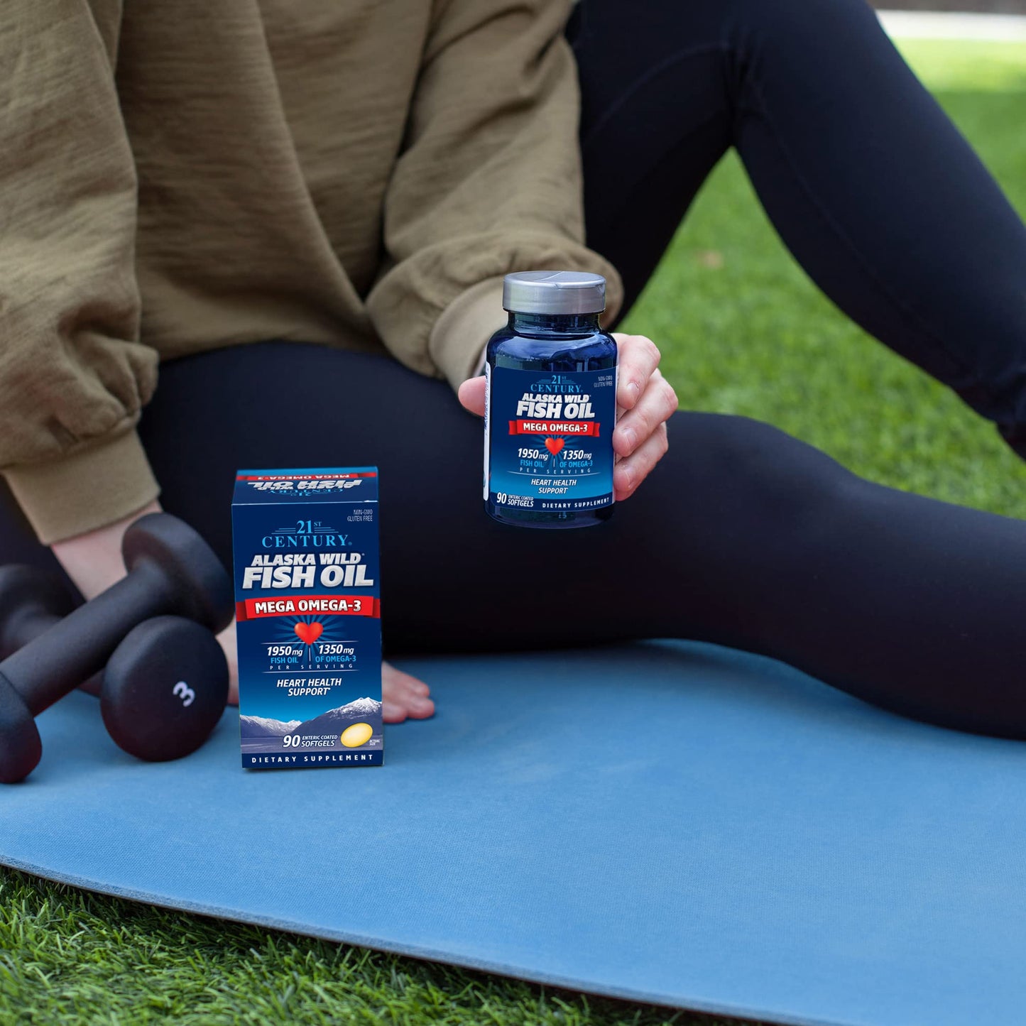 21st Century Alaska Wild Fish Oil Softgels, 90 Count - Medaid International