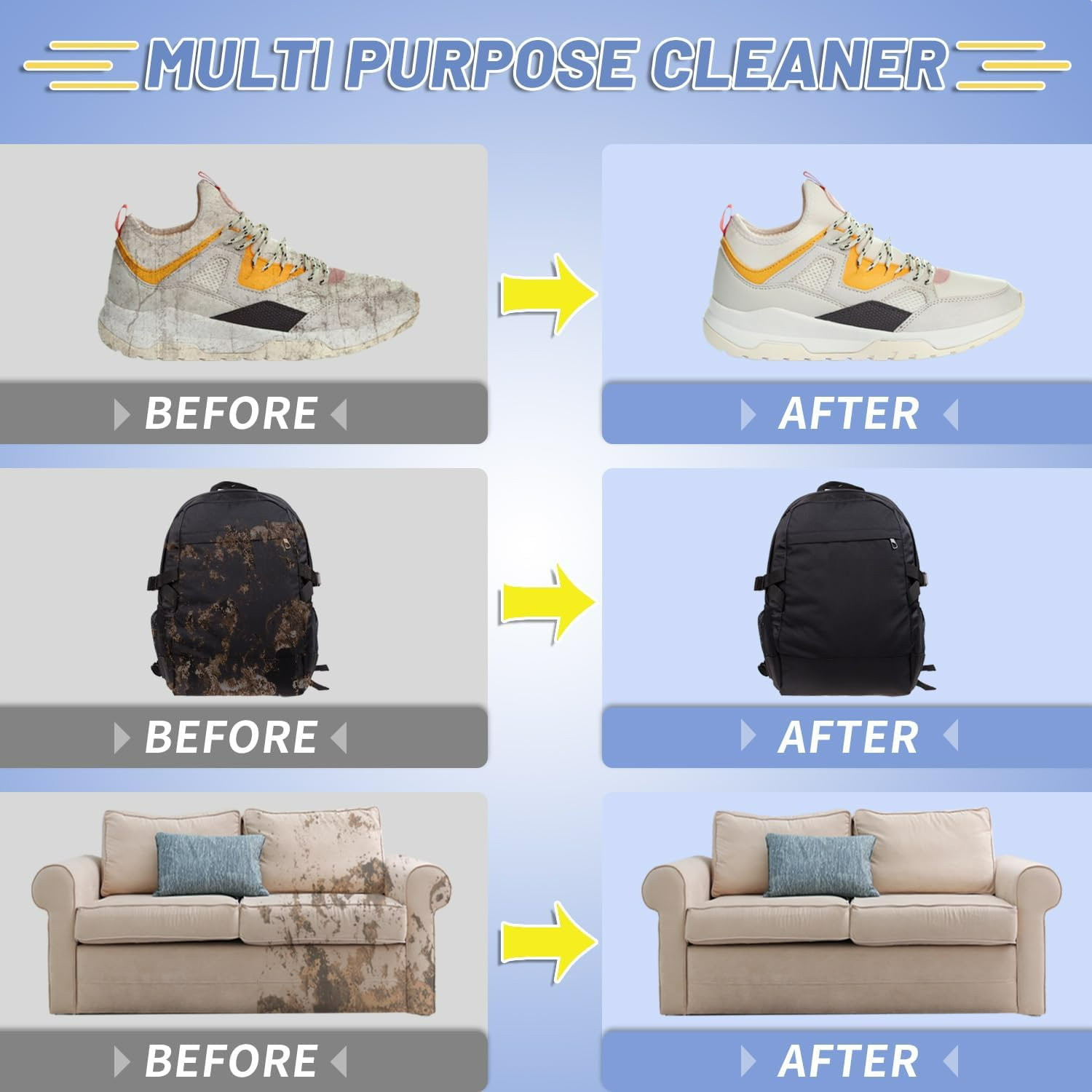 Multipurpose Cleaning Cream White Shoe Cleaner Whitener All Purpose Surface Cleaner - Medaid International