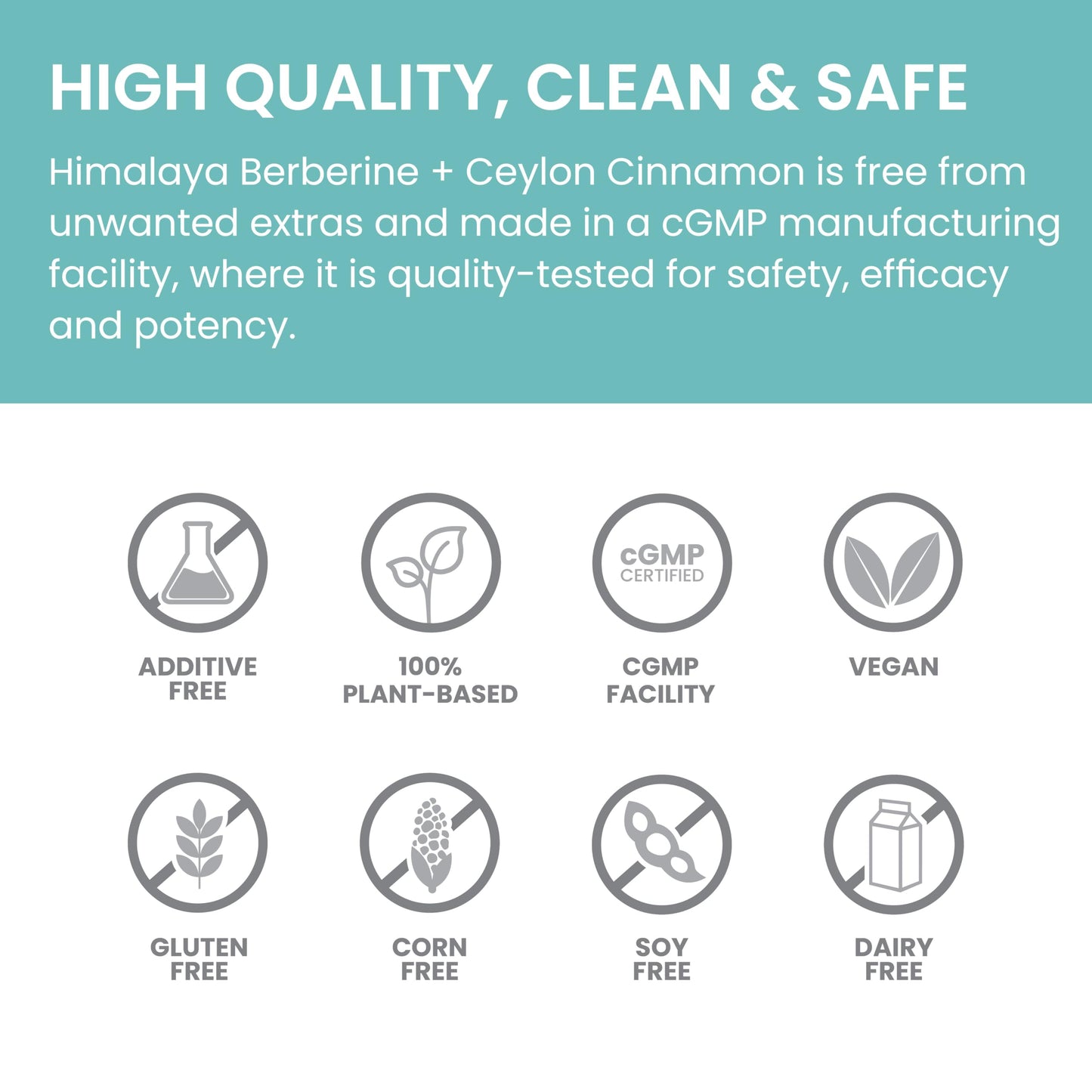 Himalaya Berberine with Ceylon Cinnamon - Herbal Supplement for Supporting Normal Metabolism, Immune, and Digestive Health - Vegan, Gluten Free, 60 Vegetarian Capsules - Medaid International