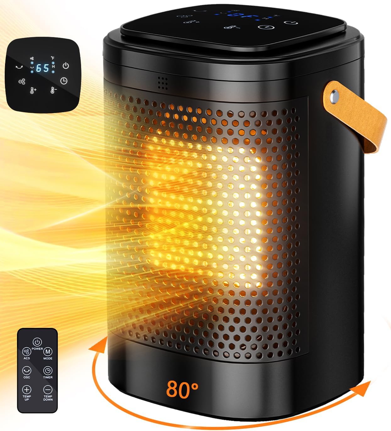 Space Heater Indoor, Portable Electric Heaters for Indoor Use
