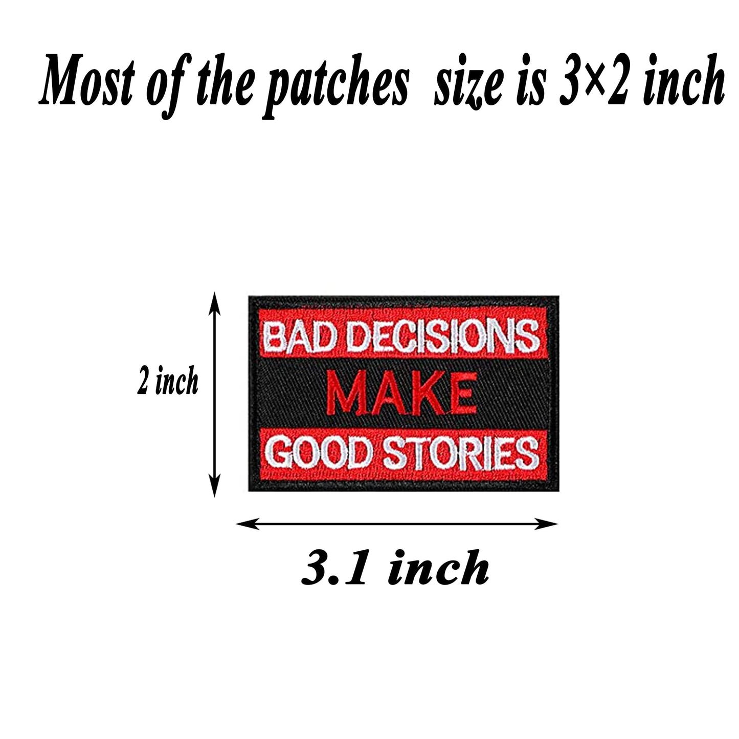 Harsgs 20 Pieces Random Tactical Morale Patch Bundle, Full Embroidery Loop and Hook Patches Set for Caps, Bags, Backpacks, Vest, Military Uniforms,Tactical Gears Etc - Medaid International