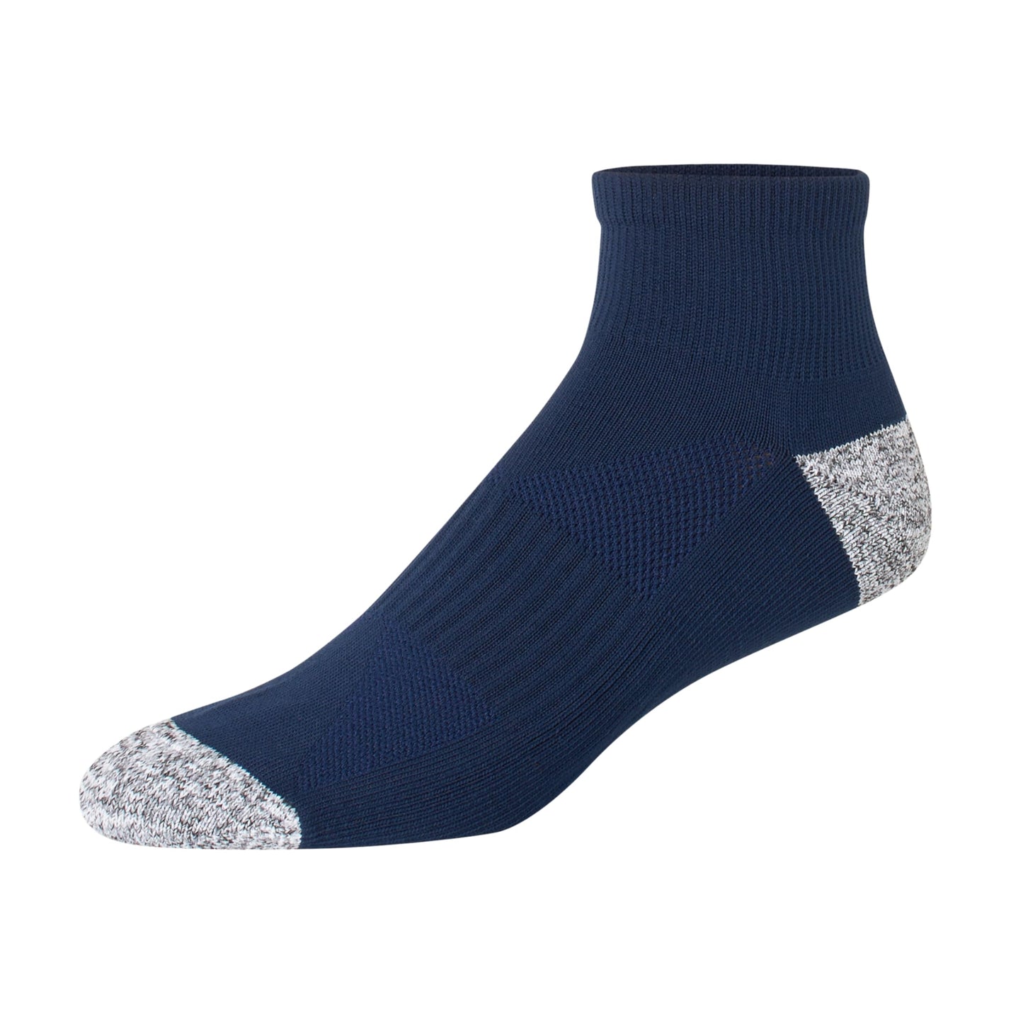 Hanes Men's Moves Performance, Moisture-Wicking Ankle & Low-Cut Socks, Breathable Mesh Panels, 6-Pack, Black/White/Grey, 6-12 - Medaid International