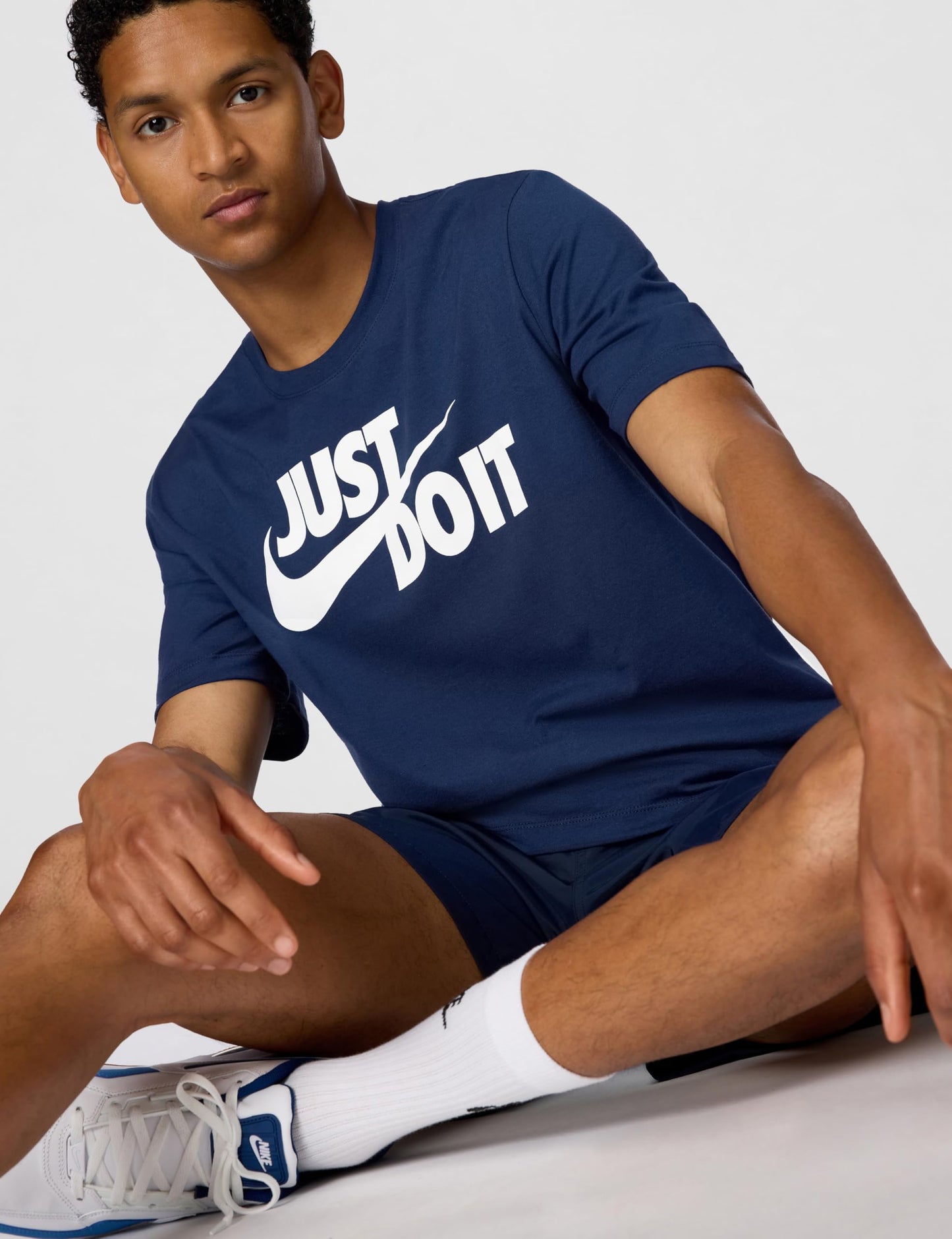 Nike Men's Sportswear JDI T-Shirt, Midnight Navy/White, XX-Large - Medaid International
