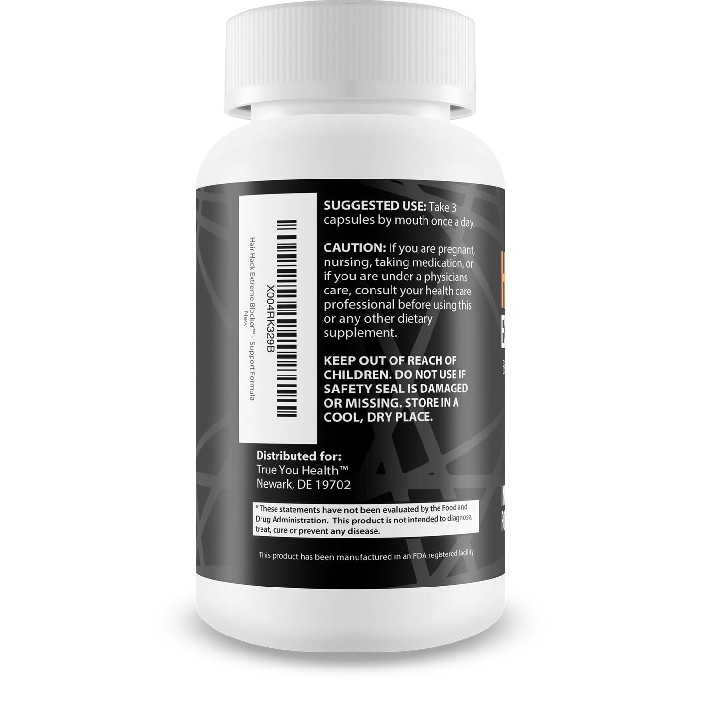 Hair Hack Extreme Blocker - Our Best Hair Growth Supplement - Natural Hair Regrowth Hair Vitamins for Thicker Hair Growth - Vitamin B7 Biotin and Folic Acid - Vitamin D3 Hair Growth Vitamins - Medaid International