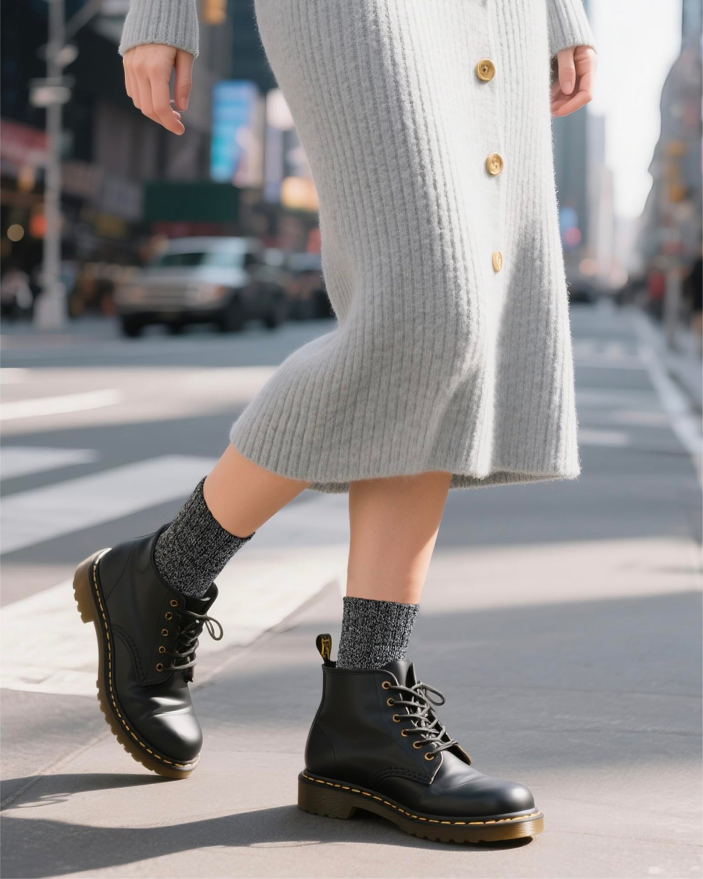 Jeasona Wool Socks for Women Warm Winter Thermal Thick Hiking Socks for Cold Weather Cozy Gifts for Women Mom 5 Pairs (Multicolored Dark) - Medaid International