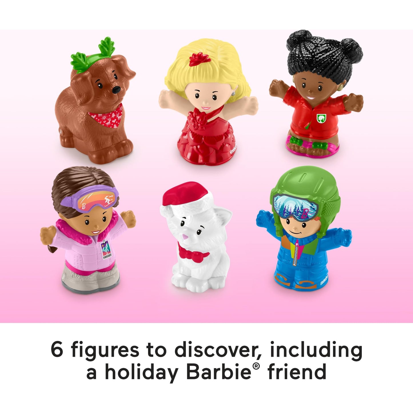Fisher-Price Little People Barbie Toddler Toy 2025 Advent Calendar Playset, 24 Christmas Figures & Pieces for Pretend Play Kids Ages 18+ Months - Medaid International