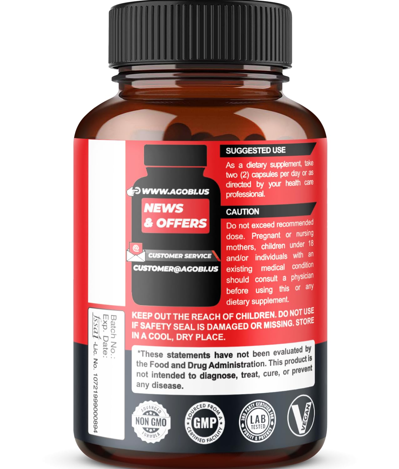 Premium Berberine Supplement with Ceylon, Ashwagandha, Turmeric, Milk Thistle, Elderberry & Black Pepper - Supports Immune System, Cardiovascular & Gastrointestinal - 60 Capsules - Medaid International