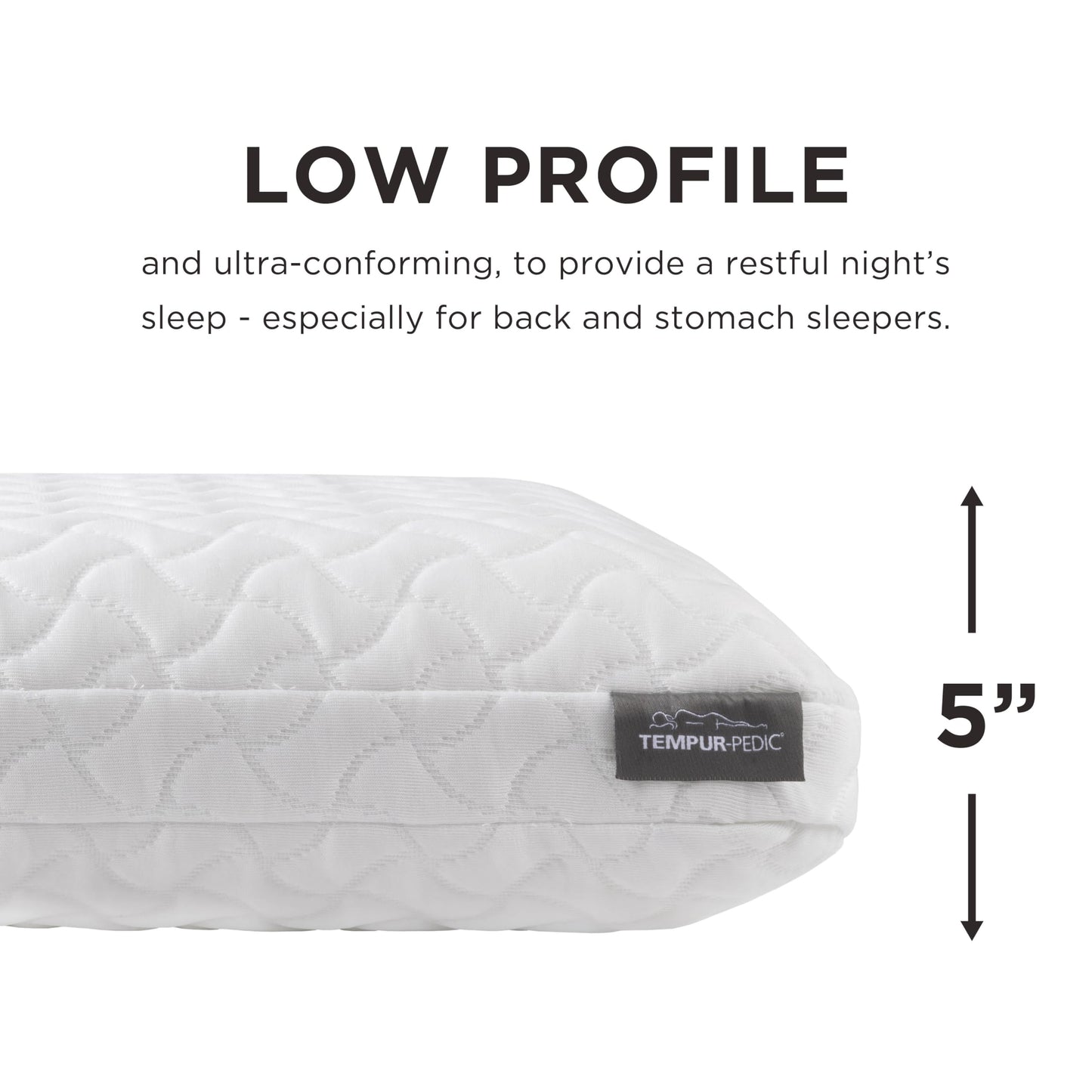 Tempur-Pedic TEMPUR-Cloud Pillow for Sleeping, Standard, White - Medaid International
