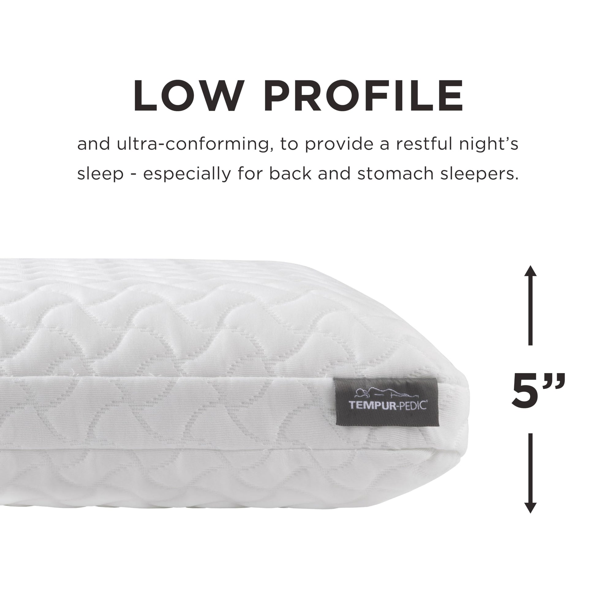 Tempur-Pedic TEMPUR-Cloud Pillow for Sleeping, Standard, White - Medaid International