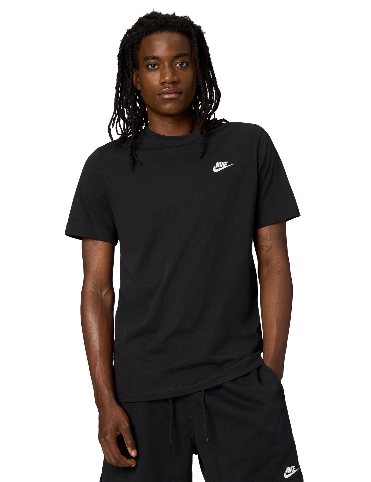 Nike Men's Sportswear Club T-Shirt, Black/White, 2XL - Medaid International