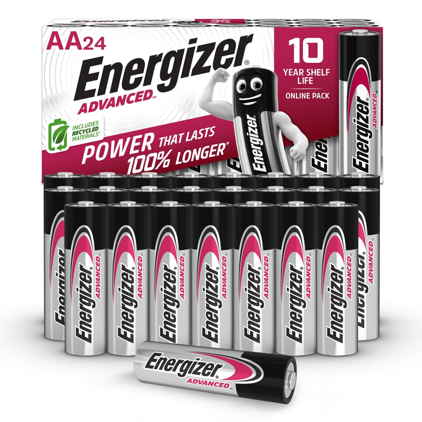 Energizer AA Batteries 1.5V Alkaline Pack of 24 - Medaid International