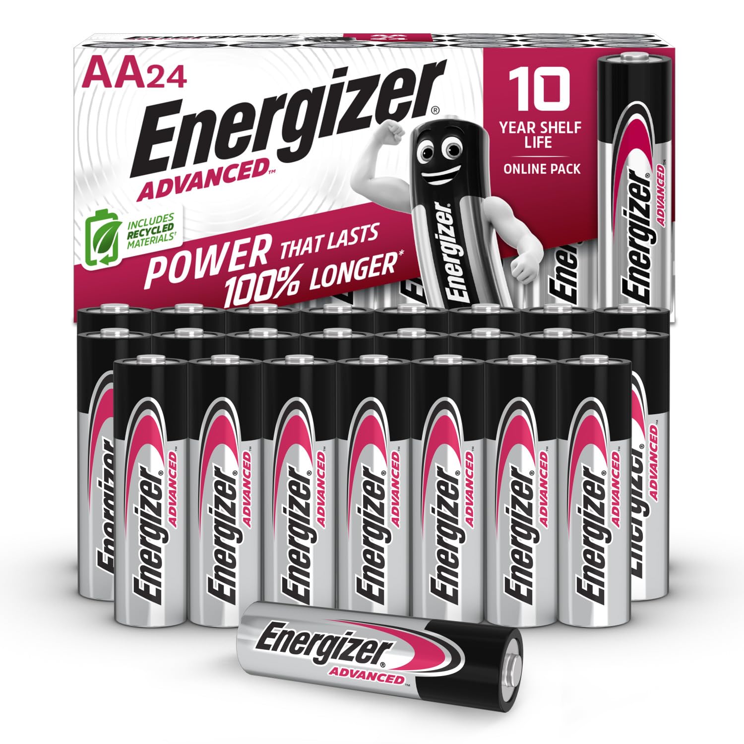 Energizer AA Batteries 1.5V Alkaline Pack of 24 - Medaid International