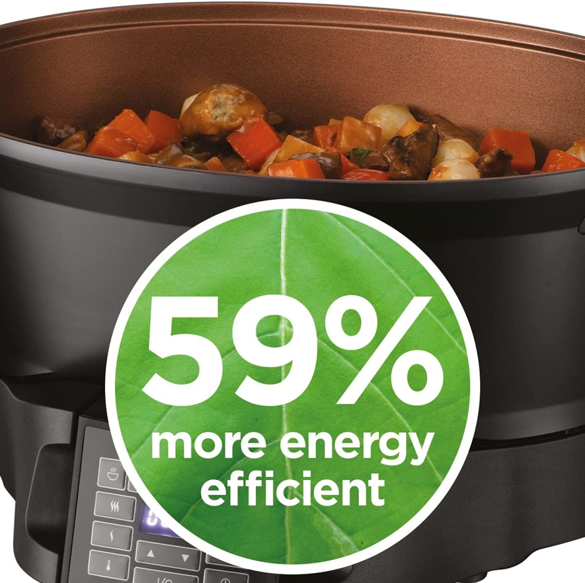 Russell Hobbs Good-to-Go Multicooker - 8 Versatile Functions including Slow Cooker, Sous Vide, Rice and Food Steamer, Black, 750 Watt - Medaid International