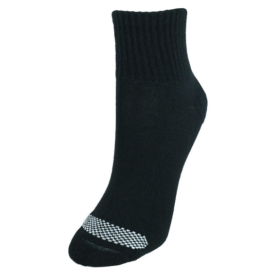 Hanes womens Cool Comfort Toe Support Ankle Socks, 6-pair Pack Casual Sock, Black/White Vent, One Size US - Medaid International