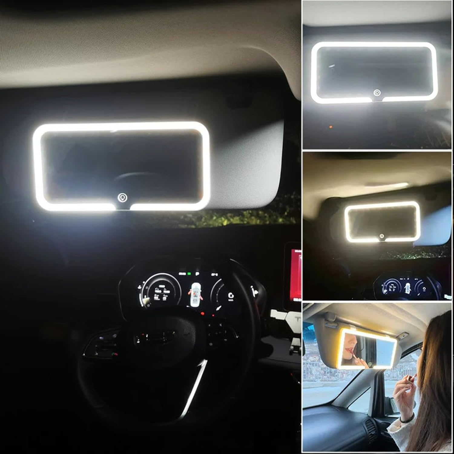 Car Mirror Vanity Led
Rechargeable 3 Color - Medaid International