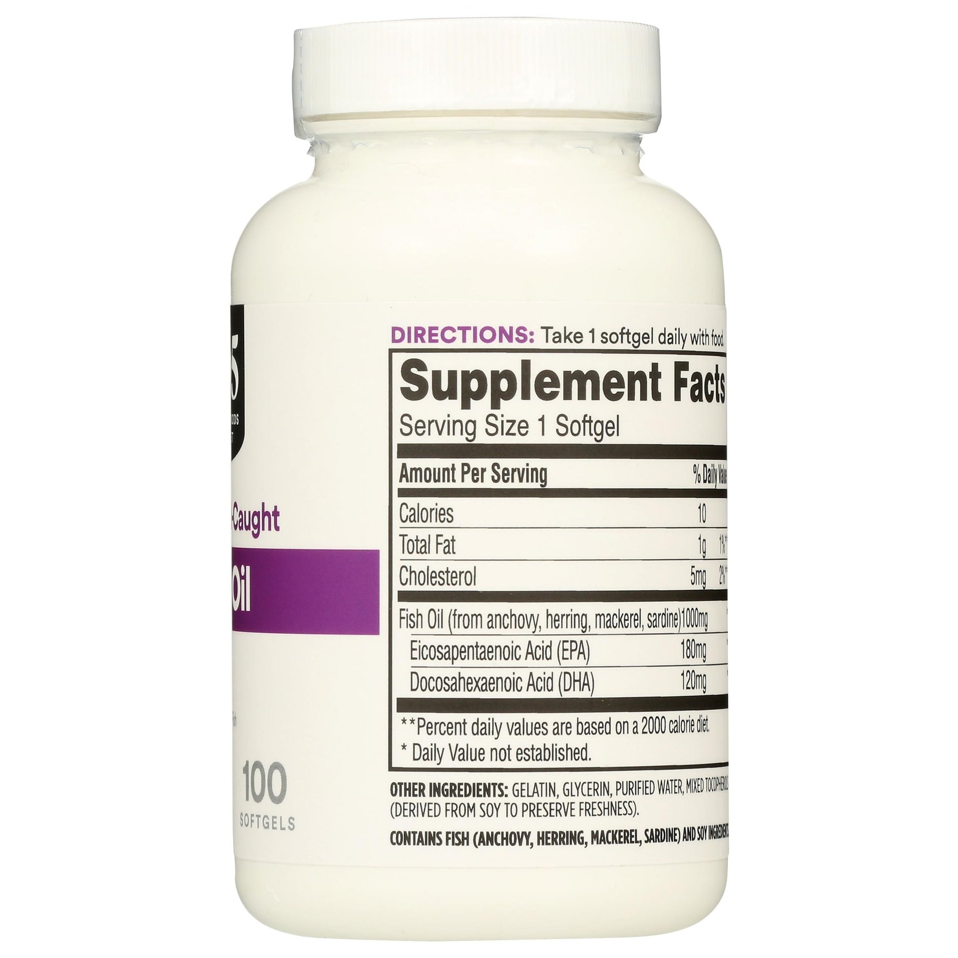 365 by Whole Foods Market, Oil Fish 1000 Mg, 100 Softgels - Medaid International