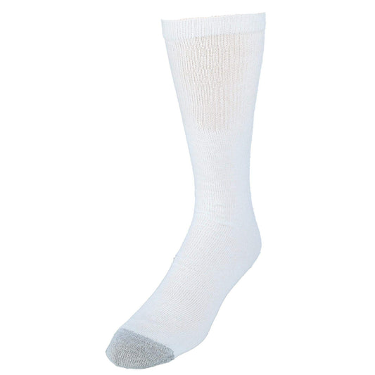 Hanes mens White Cushioned Over the Calf 6 Pack Pair athletic socks, White, 6-14 US - Medaid International