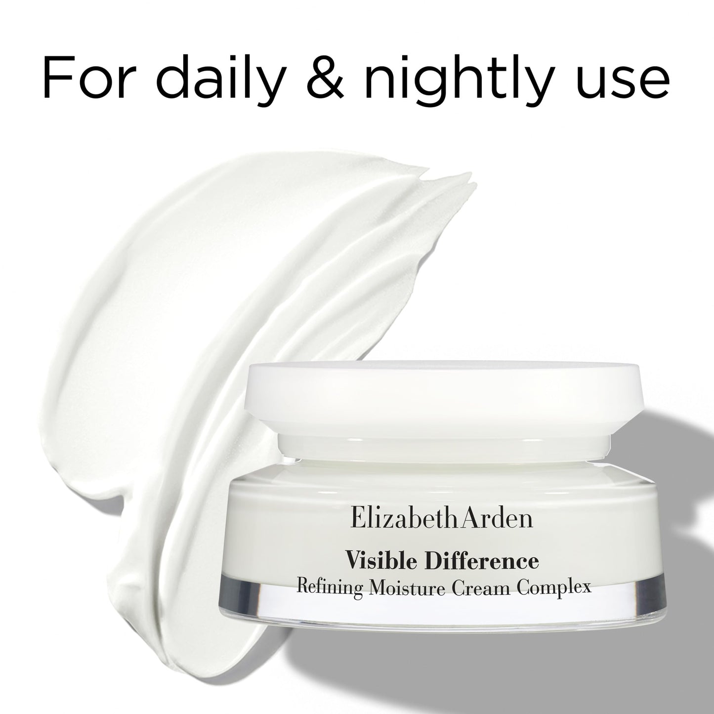 Elizabeth Arden Visible Difference Refining Moisture Cream Complex, Daily Face Moisturizer, Prevents Hydration Loss, Dermatologist and Clinically Tested, 2.5 Oz - Medaid International