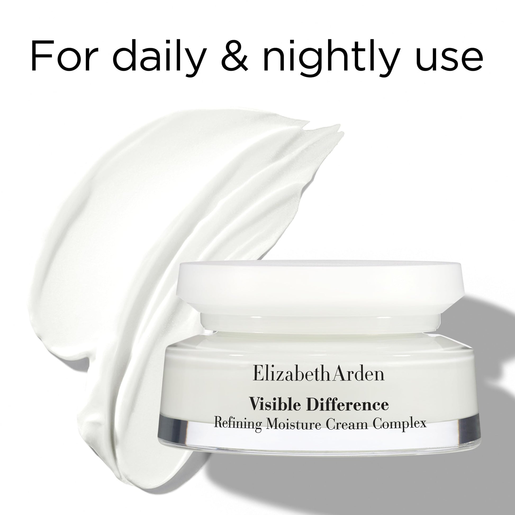 Elizabeth Arden Visible Difference Refining Moisture Cream Complex, Daily Face Moisturizer, Prevents Hydration Loss, Dermatologist and Clinically Tested, 2.5 Oz - Medaid International