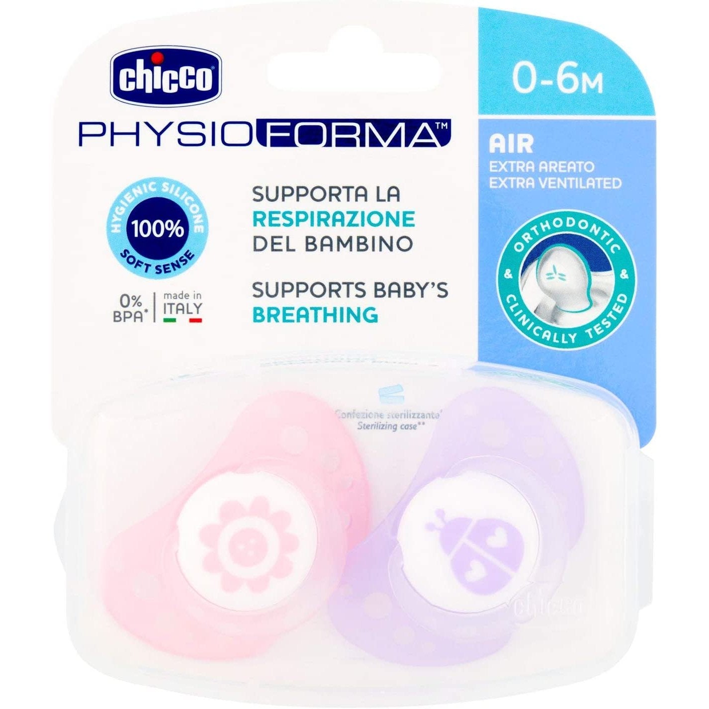 Chicco Physio Air 0-6m 2pcs - Medaid International