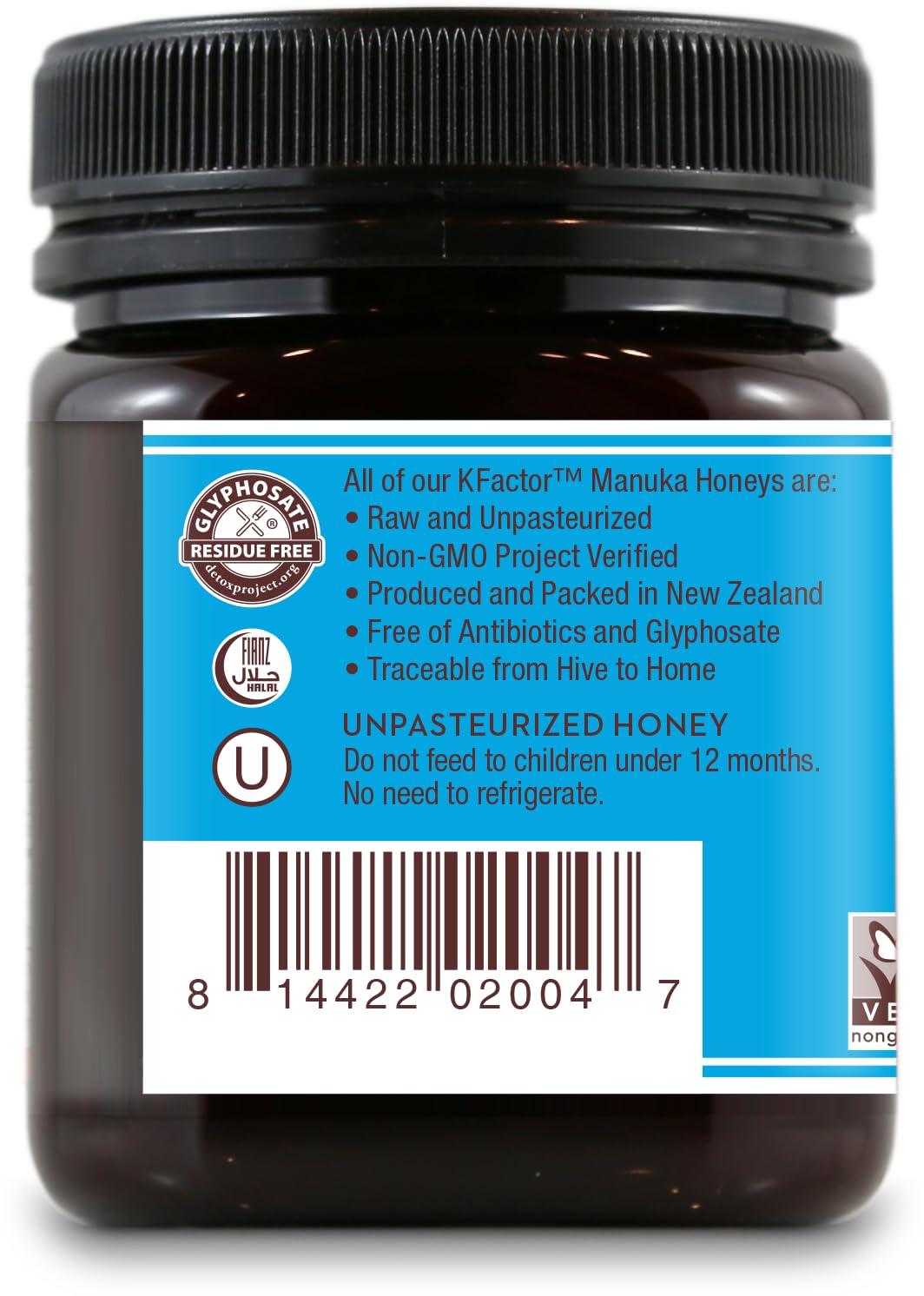 Wedderspoon Raw Premium Manuka Honey, KFactor 12, 8.8 Oz, Unpasteurized, Genuine New Zealand Honey, Non-GMO Superfood, Traceable from Our Hives to Your Home - Medaid International