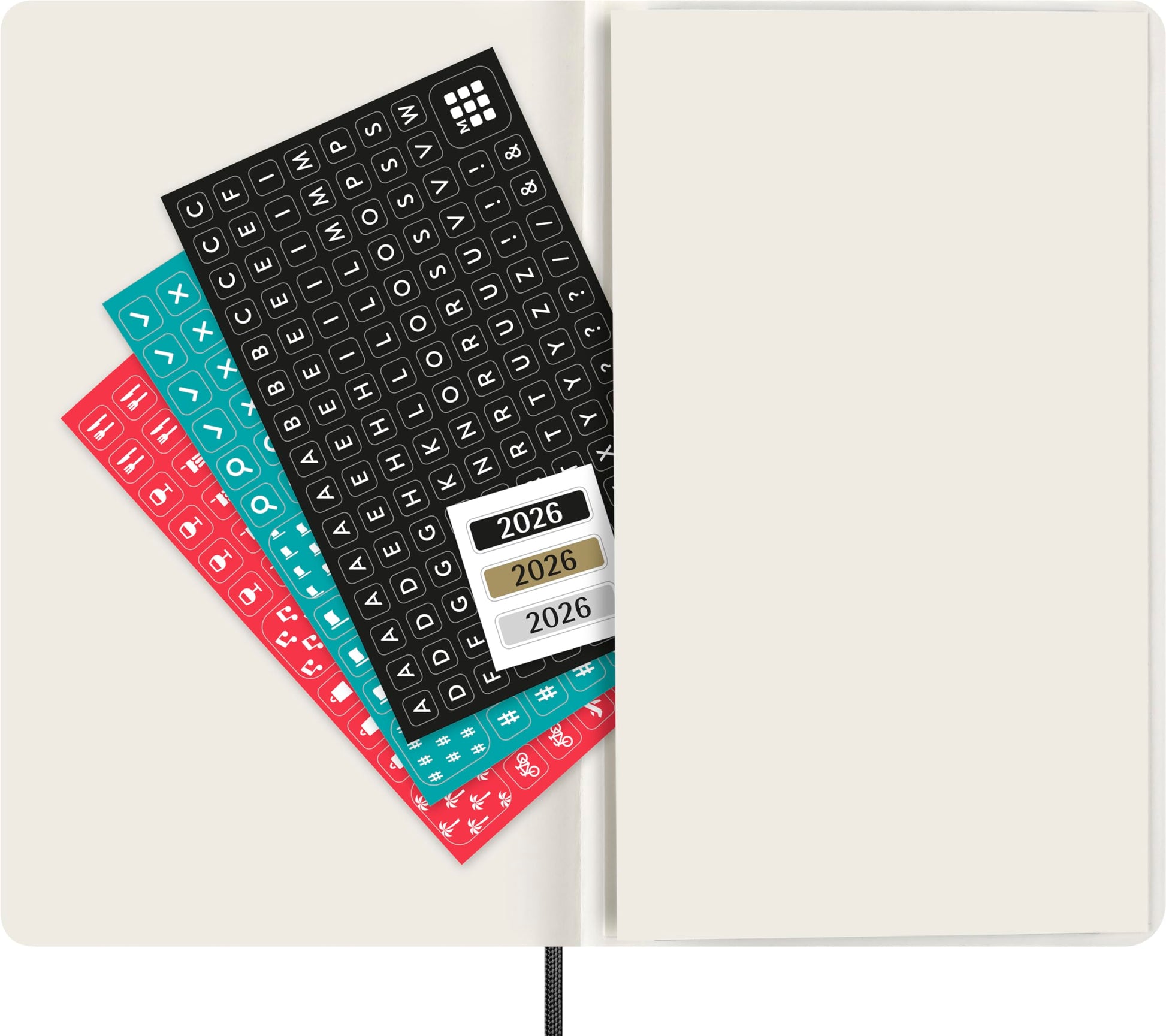 Moleskine Classic 12 Month 2026 Daily Planner, Soft Cover, Large (5" x 8.25"), Black, 400 pages - Medaid International