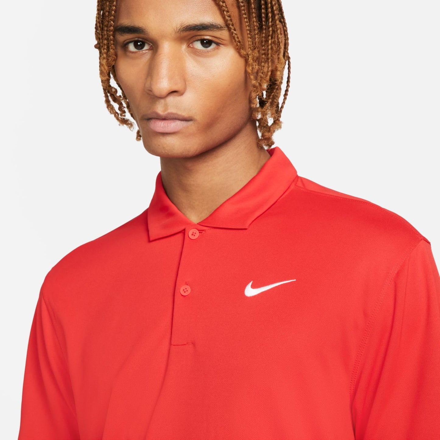 NikeCourt Dri-FIT Men's Tennis Polo (DH0857-657, University Red/White) Size Medium - Medaid International