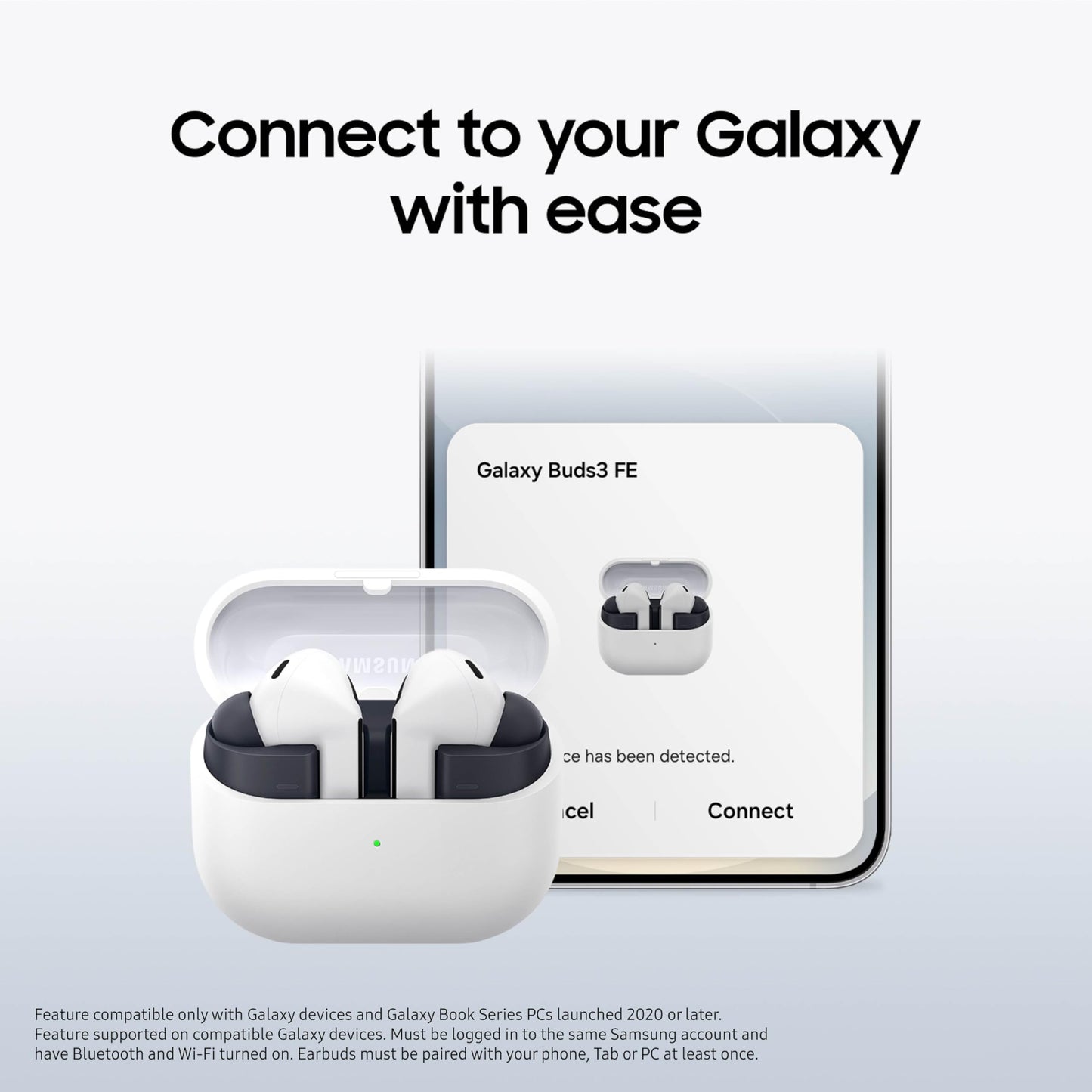 SAMSUNG Galaxy Buds 3 FE (2025) + Galaxy SmartTag2, True Wireless Bluetooth Earbuds, Active Noise Cancellation, Powerful Sound, Clear Calls, Long Lasting Battery, Black [US Version, 2 Year Warranty] - Medaid International