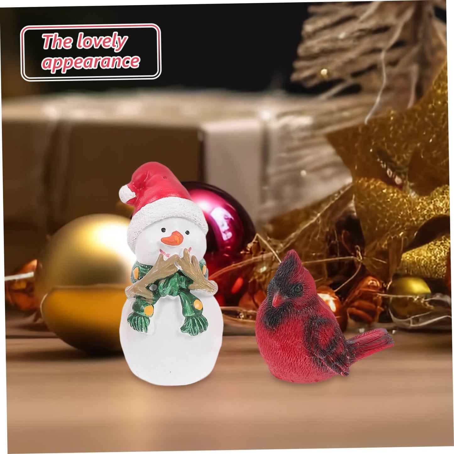 Resin Christmas Ornaments Mini Santa Claus Figurines Gnome Christmas Decor Xmas Accessory Christmas Elements Figure Resin Decor - Medaid International