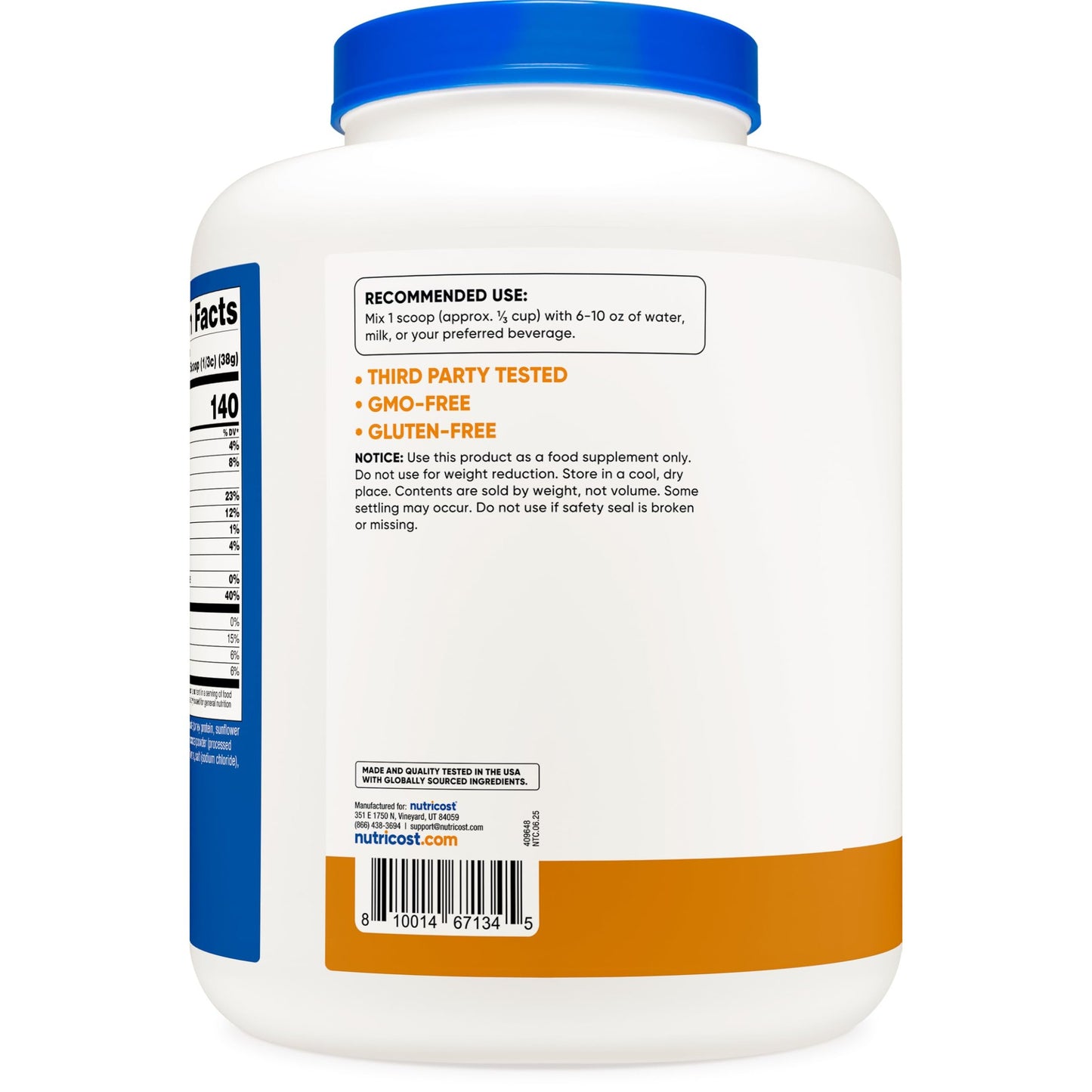 Nutricost Whey Protein Concentrate (Chocolate Peanut Butter) 5LBS - Gluten Free & Non-GMO - Medaid International