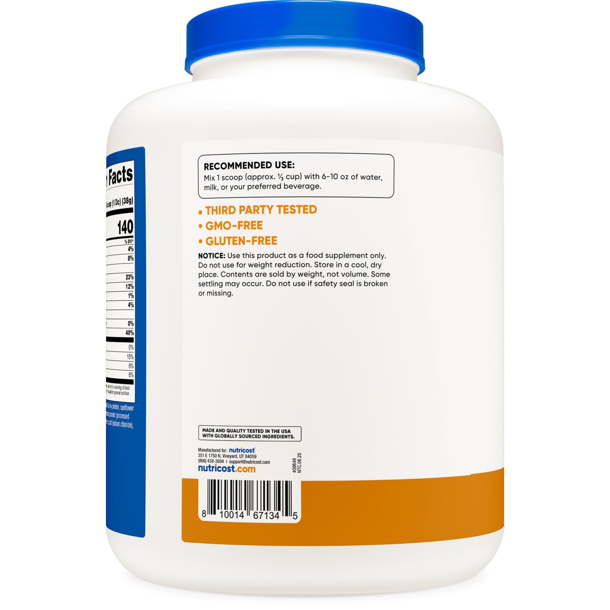 Nutricost Whey Protein Concentrate (Chocolate Peanut Butter) 5LBS - Gluten Free & Non-GMO - Medaid International