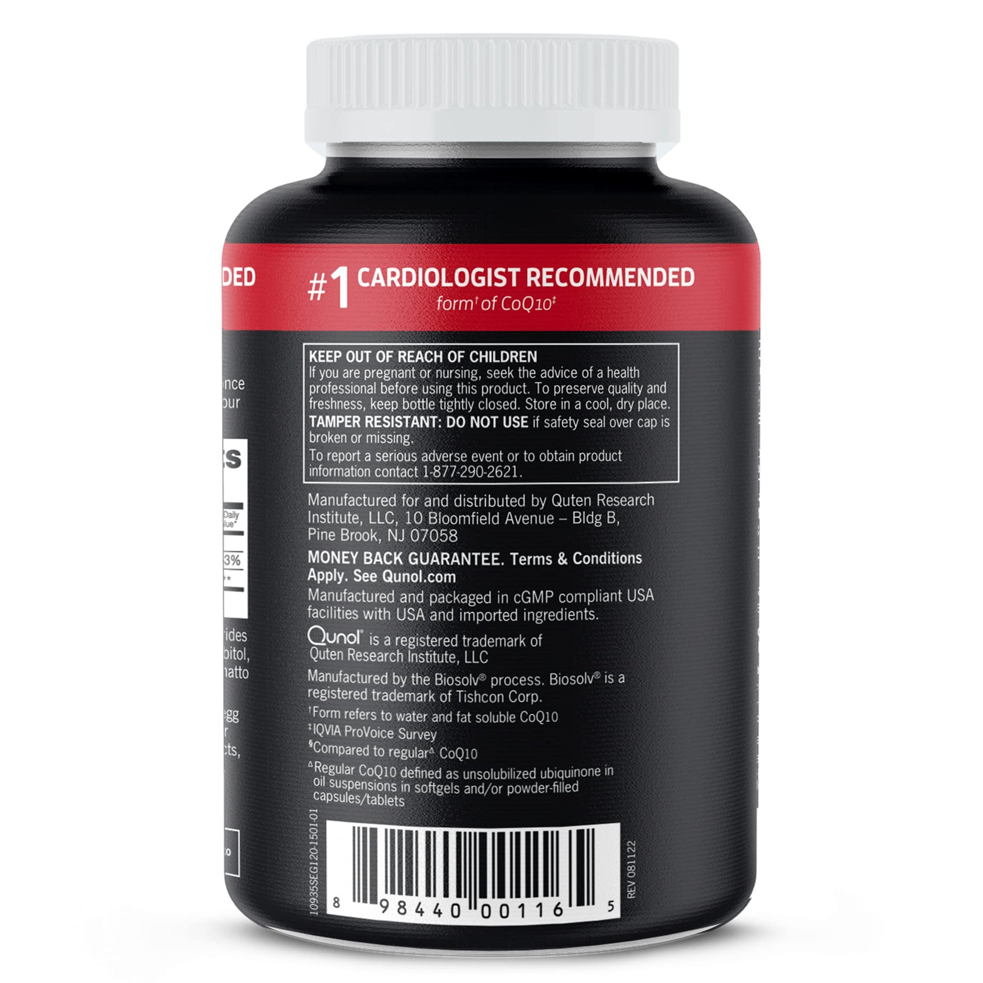 Qunol CoQ10 100mg Softgels, Ultra CoQ10 100mg, 3x Better Absorption, Antioxidant for Heart Health & Energy Production, Coenzyme Q10 Vitamins and Supplements, 4 Month Supply, 120 Count - Medaid International