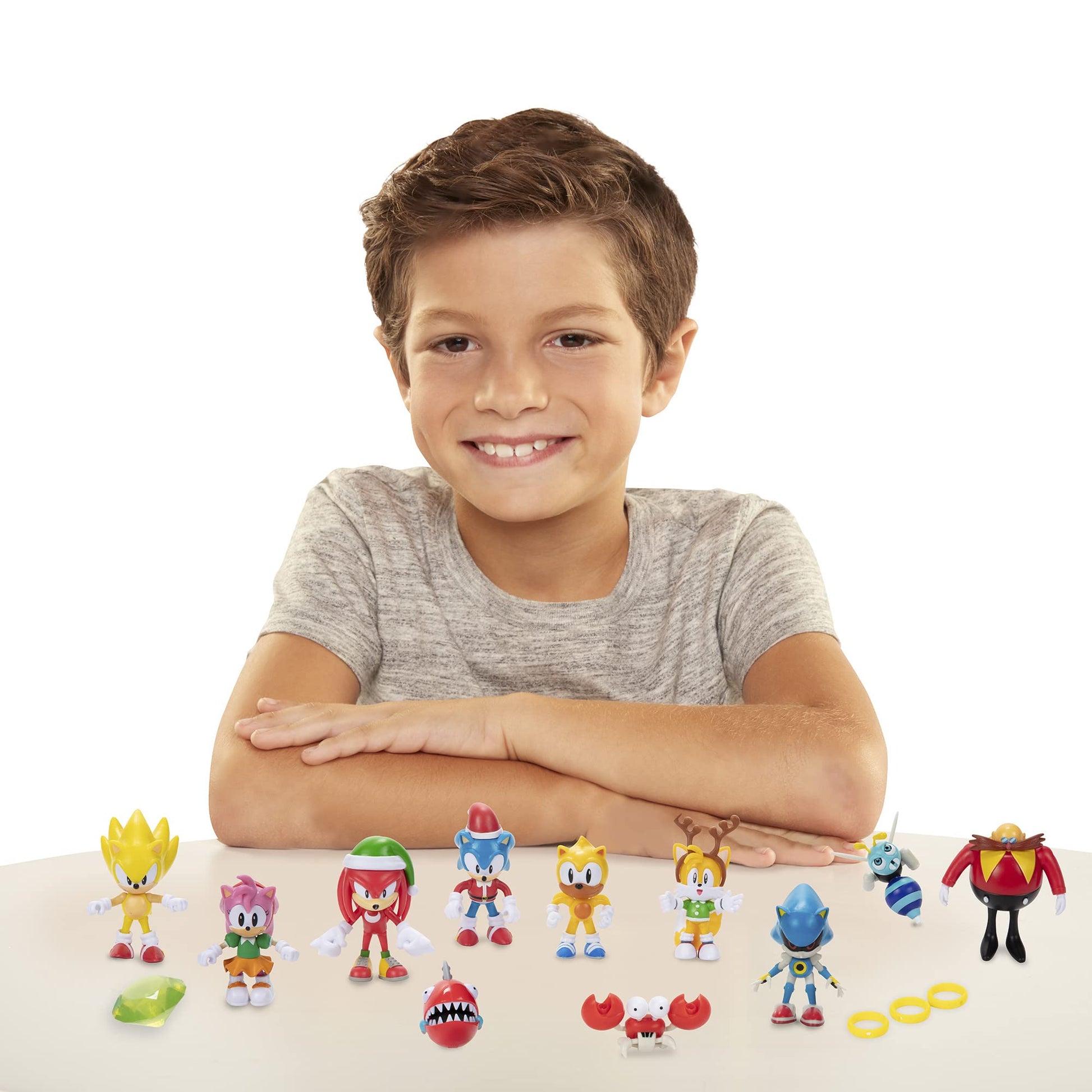 Sonic The Hedgehog Advent Calendar 2025 - 24 Surprises with Exclusive Collectible 2.5 Inch Holiday Action Figures! - Medaid International