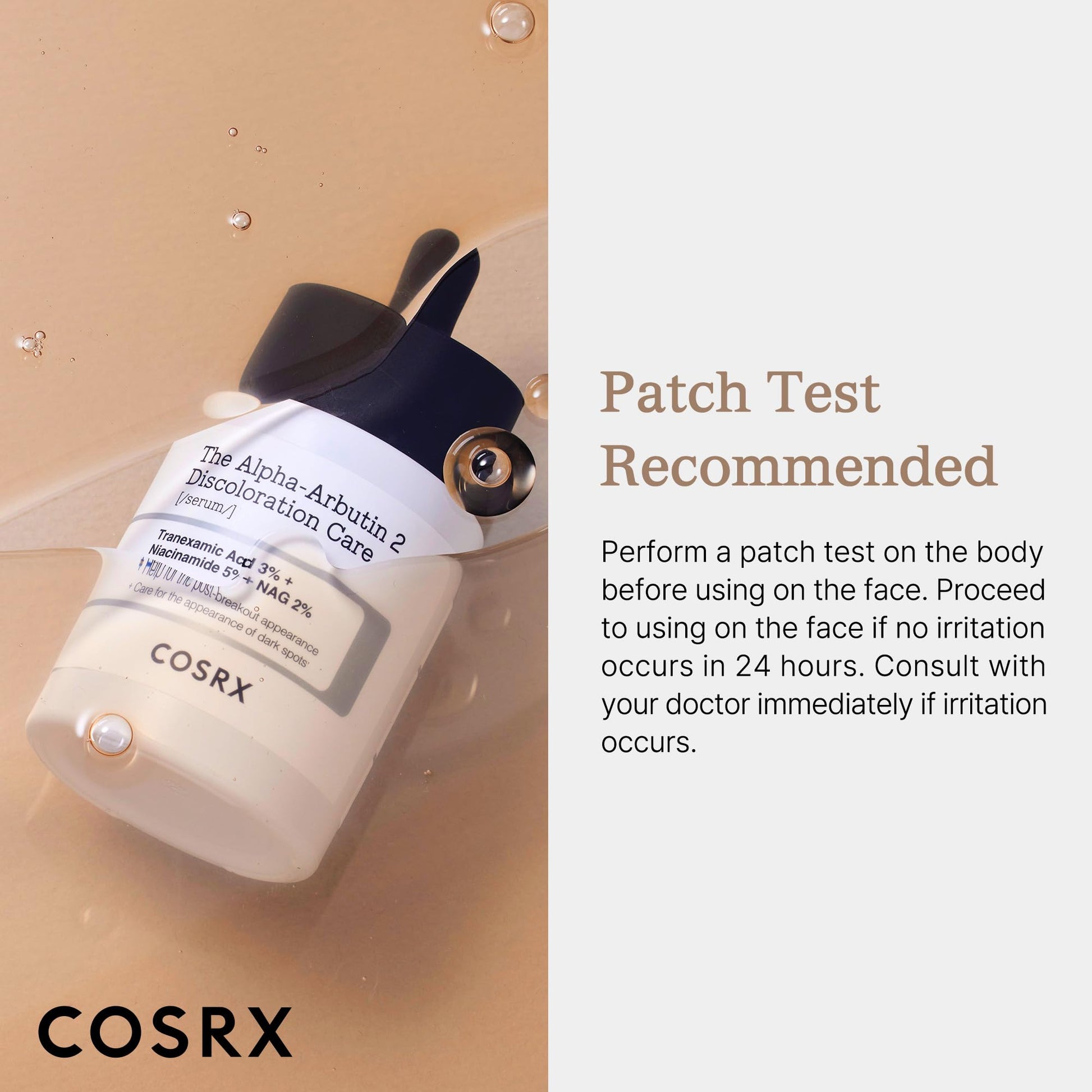 COSRX 2% Alpha Arbutin Discoloration Care Face Serum with Niacinamide, Glutathione & Tranexamic Acid, 1.7 fl oz – Serum for Face, Korean Skin Care - Medaid International