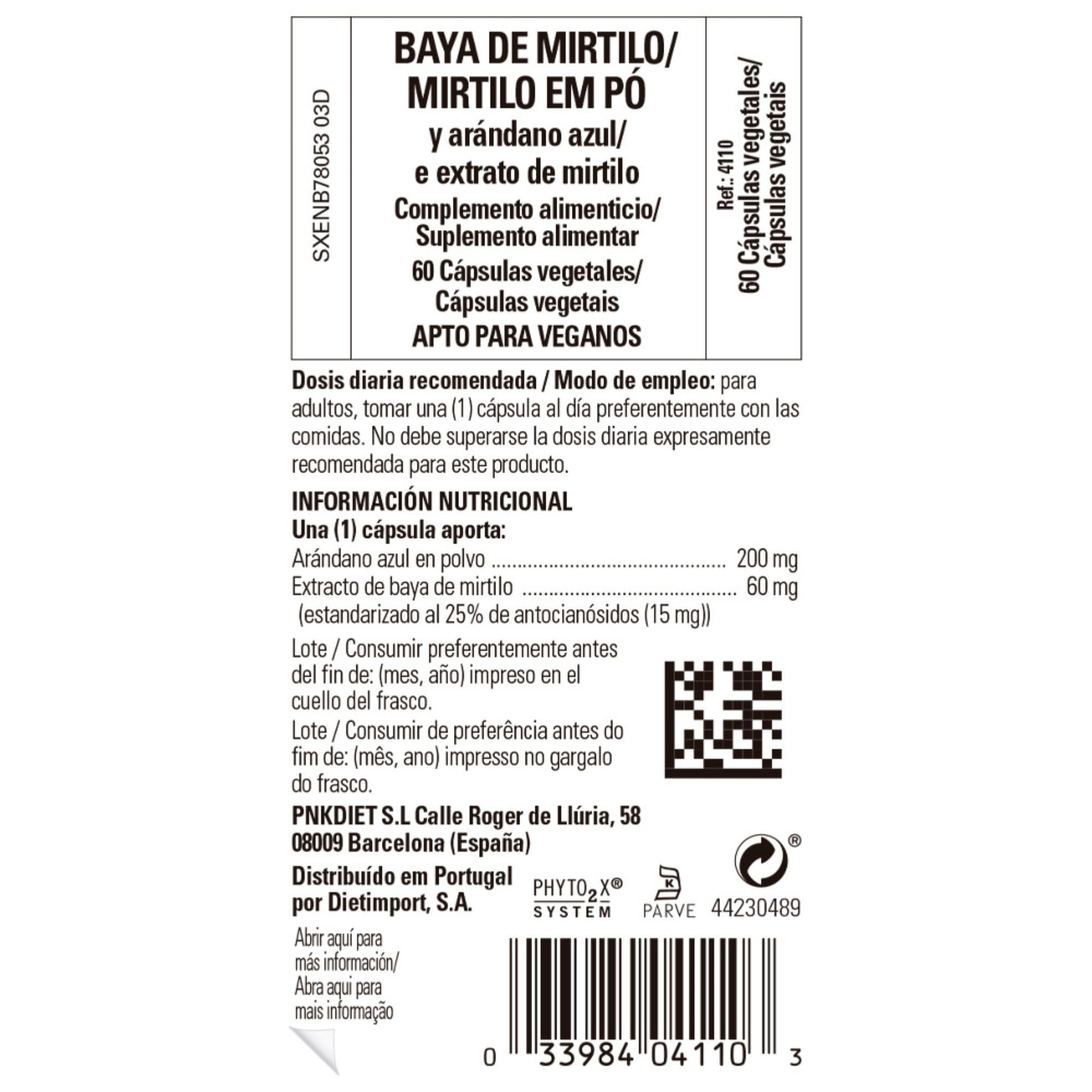 Solgar Standardized Full Potency Bilberry Berry Extract Vegetable Capsules, 60 Count - Medaid International