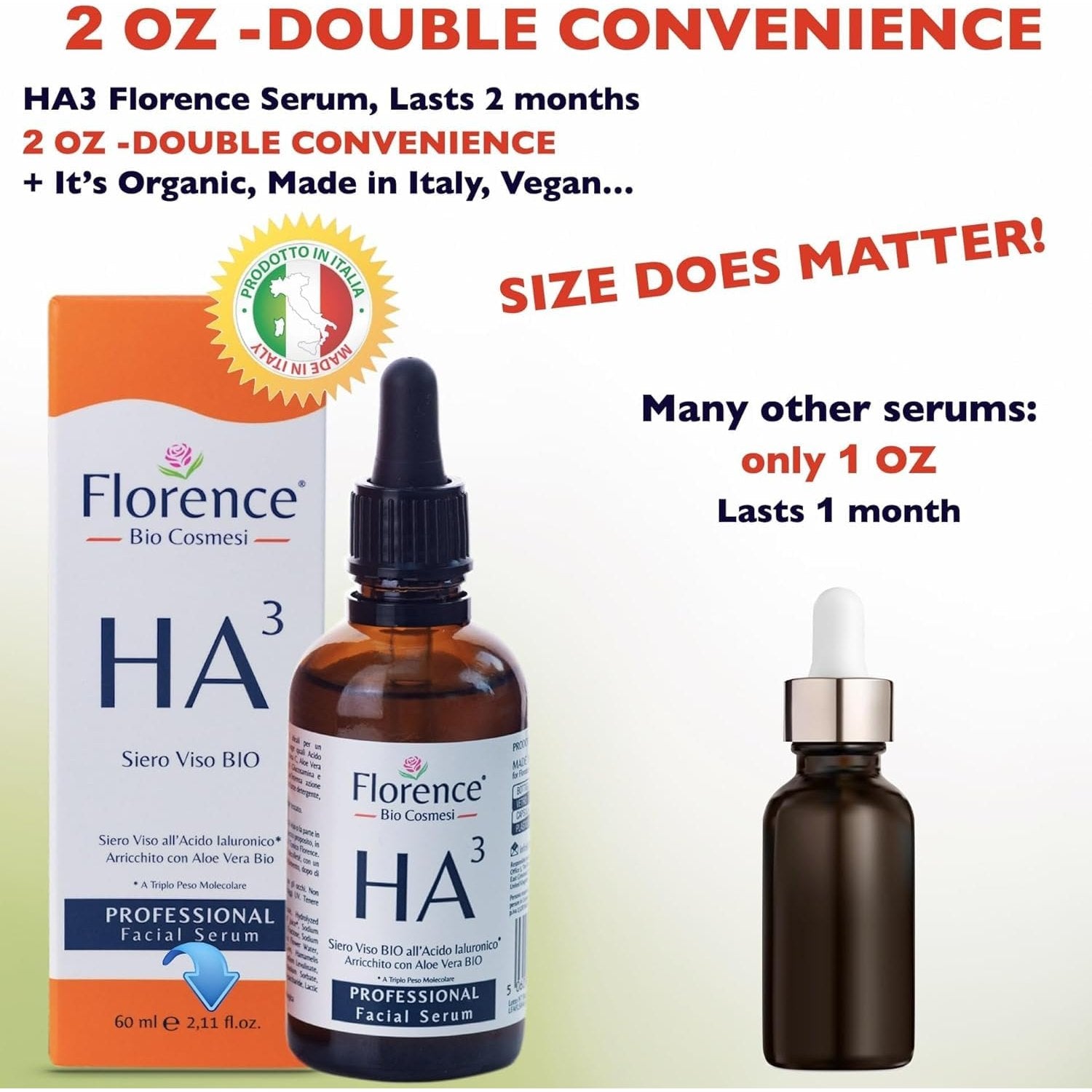 Hyaluronic Acid Serum for Face – 100% Pure with Niacinamide. Anti-Aging, Hydrating Facial Serum for Plumper, Smoother Skin – Clarifying, Plumping, Ideal for Blemish-Prone Skin and a Radiant Complexion - Medaid International