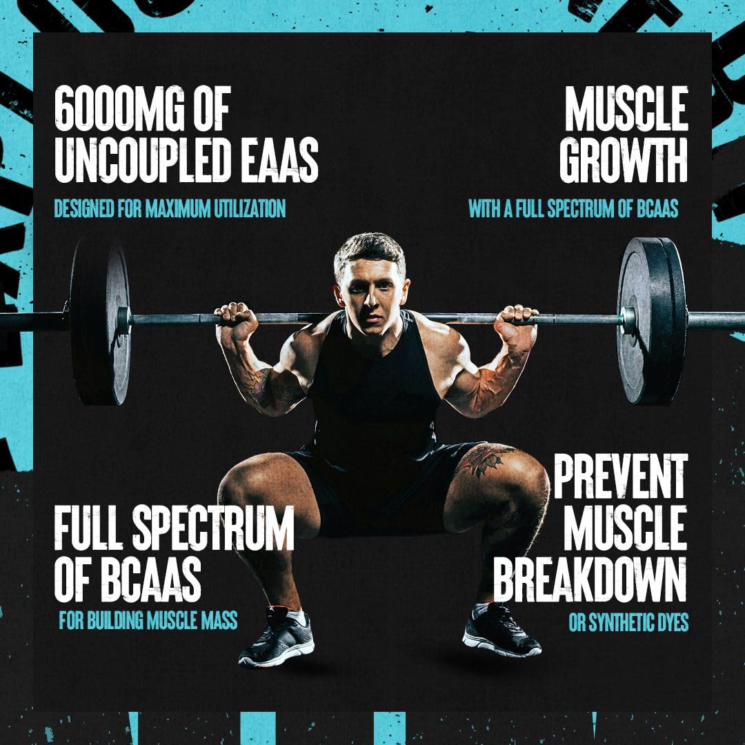 Animal Nitro EAA - Post-Workout Recovery and Repair, Supports Lean Muscle Growth, Complete Spectrum of Essential Amino Acids & BCAA Supplement for Men and Women, 44 Packs - Medaid International