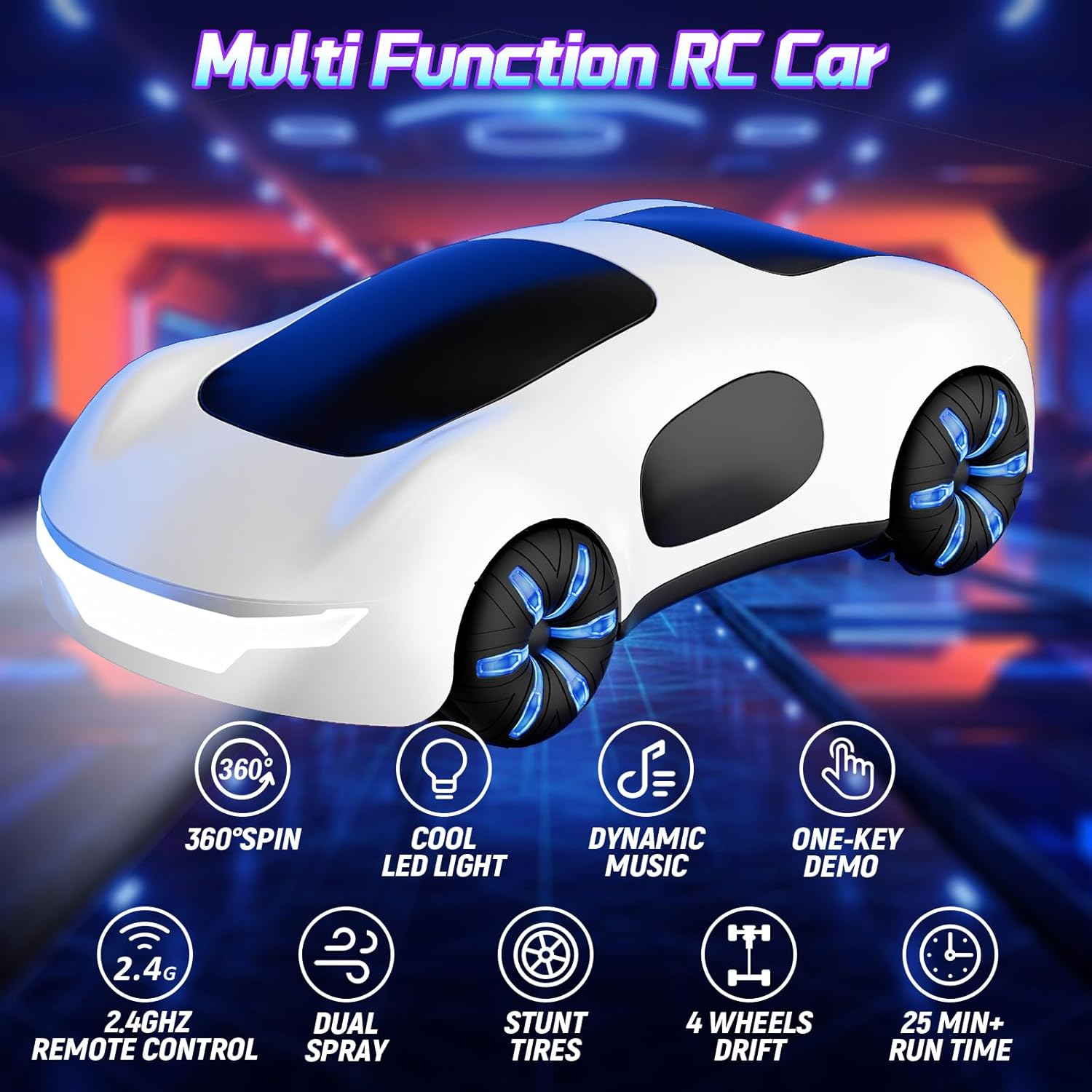 Gesture Sensing Remote Control Car, Drift RC Stunt Car - Medaid International