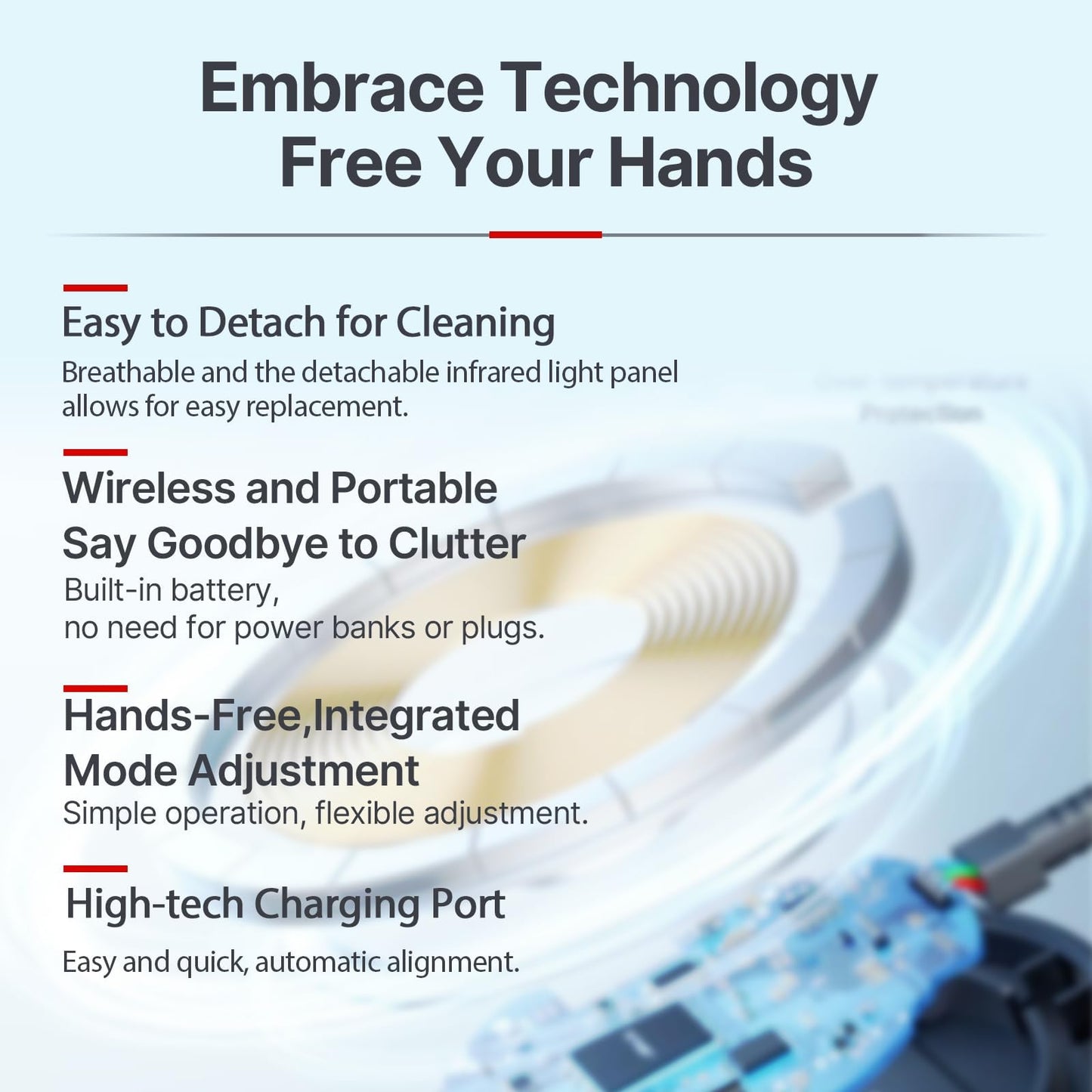 Cordless Red Light Therapy Cap for Hair Growth, Infrared Light Therapy Device to Support Scalp Health & Reduce Hair Loss - Medaid International