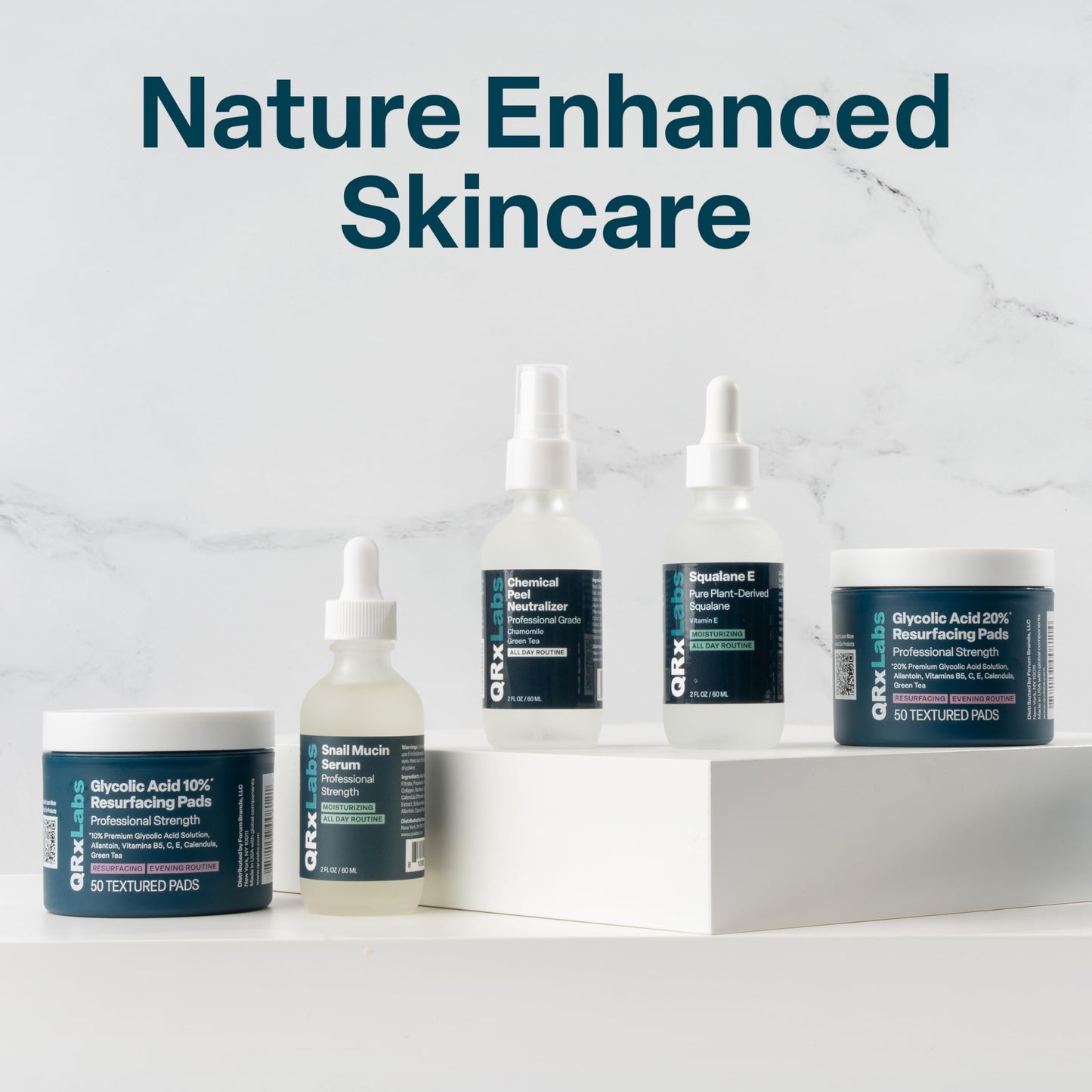 Glycolic Acid 20% Resurfacing Pads for Face & Body with Vitamins B5, C & E, Green Tea, Calendula, Allantoin - Exfoliates Surface Skin and Reduces Appearance of Fine Lines and Wrinkles - Peel Pads - Medaid International