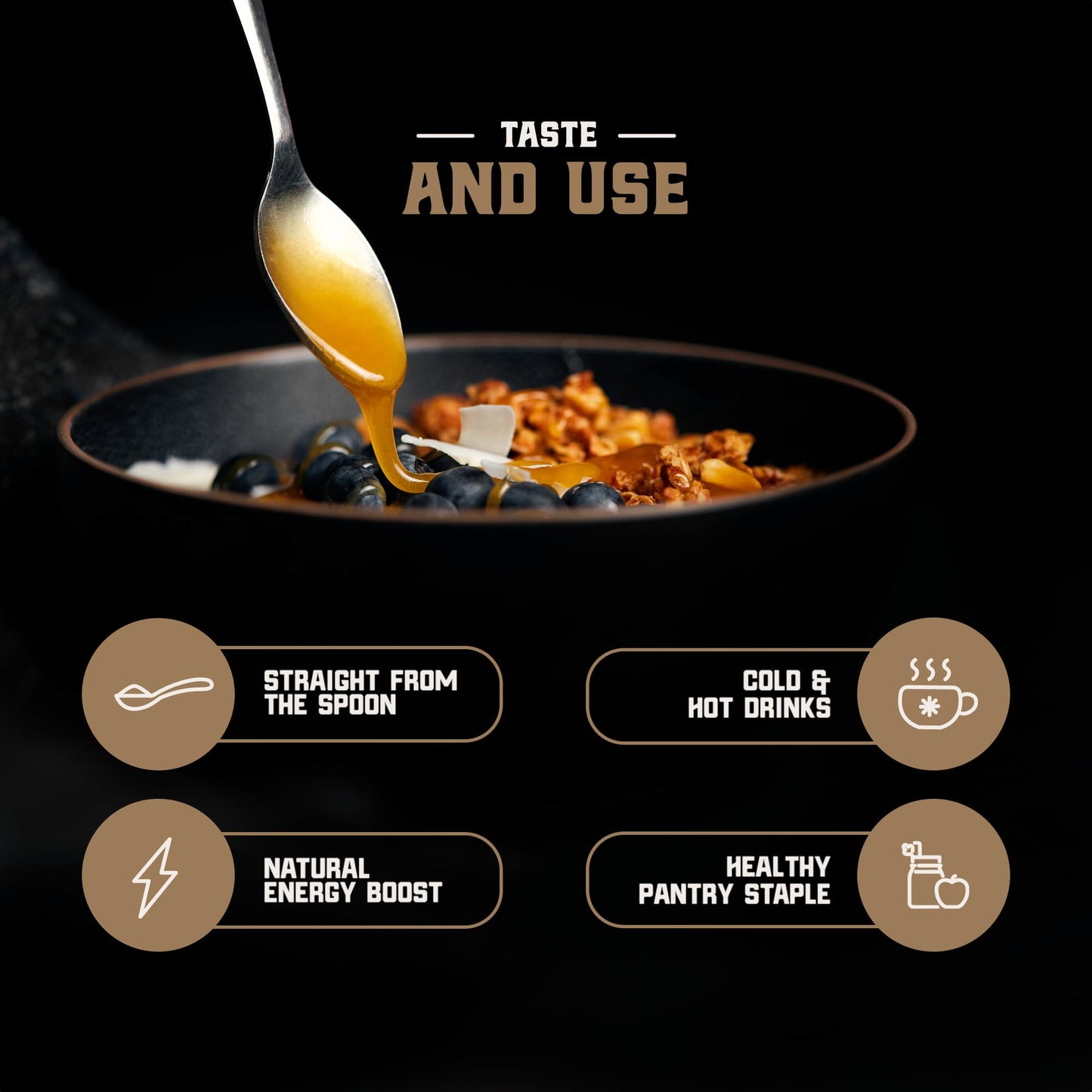 Gold Fern Honey - Raw New Zealand Manuka Honey | 8.8oz MGO 100+ | Pure, Natural, Unpasteurized, and Unfiltered Superfood Honey, Traceable from Hive to Hand. - Medaid International