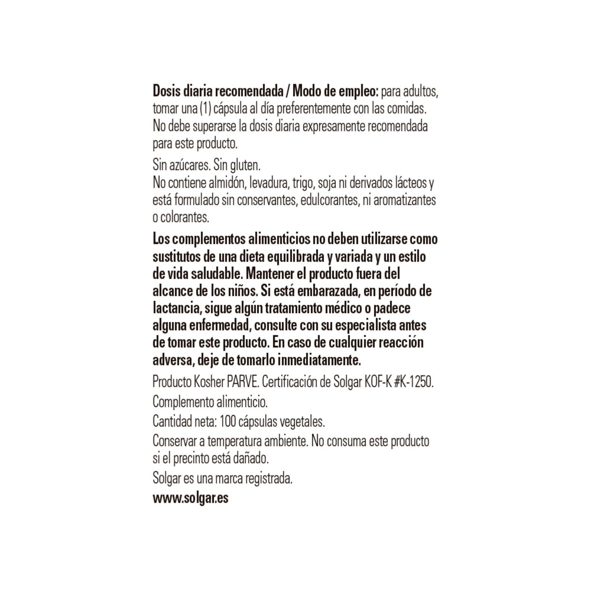 Solgar Vitamin B1 (Thiamin) 100 mg, 100 Vegetable Capsules - Energy Metabolism, Healthy Nervous System, Overall Well-Being - Non-GMO, Vegan, Gluten Free, Dairy Free - 100 Servings - Medaid International