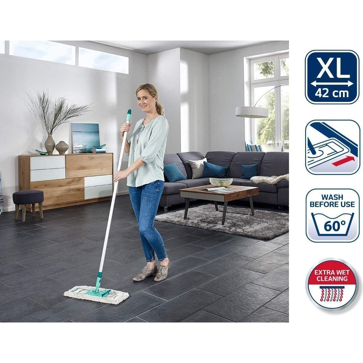 Profi Wiper Mop W/Cotton Cover - Medaid International