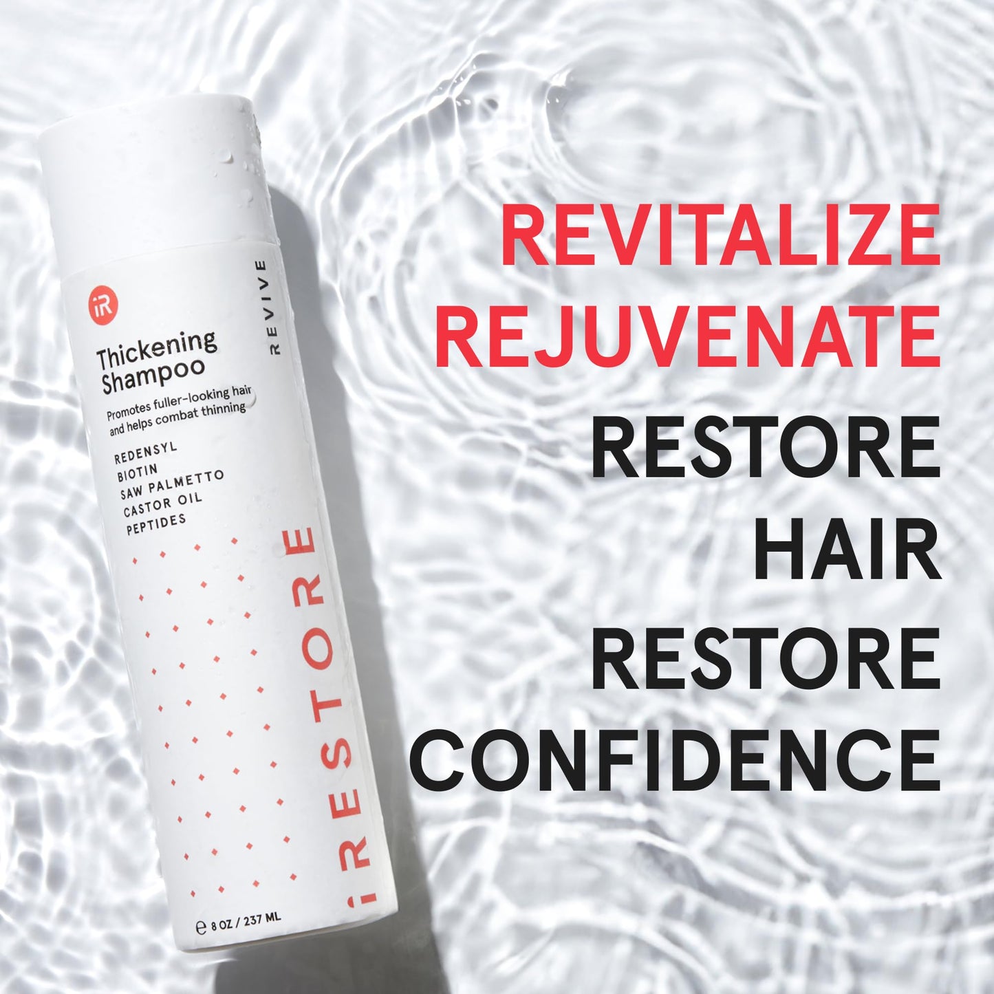 iRestore Anti Hair Loss and Thinning Shampoo - Biotin Formula for Hair Growth, Thickening and Volumizing for Men & Women - Medaid International