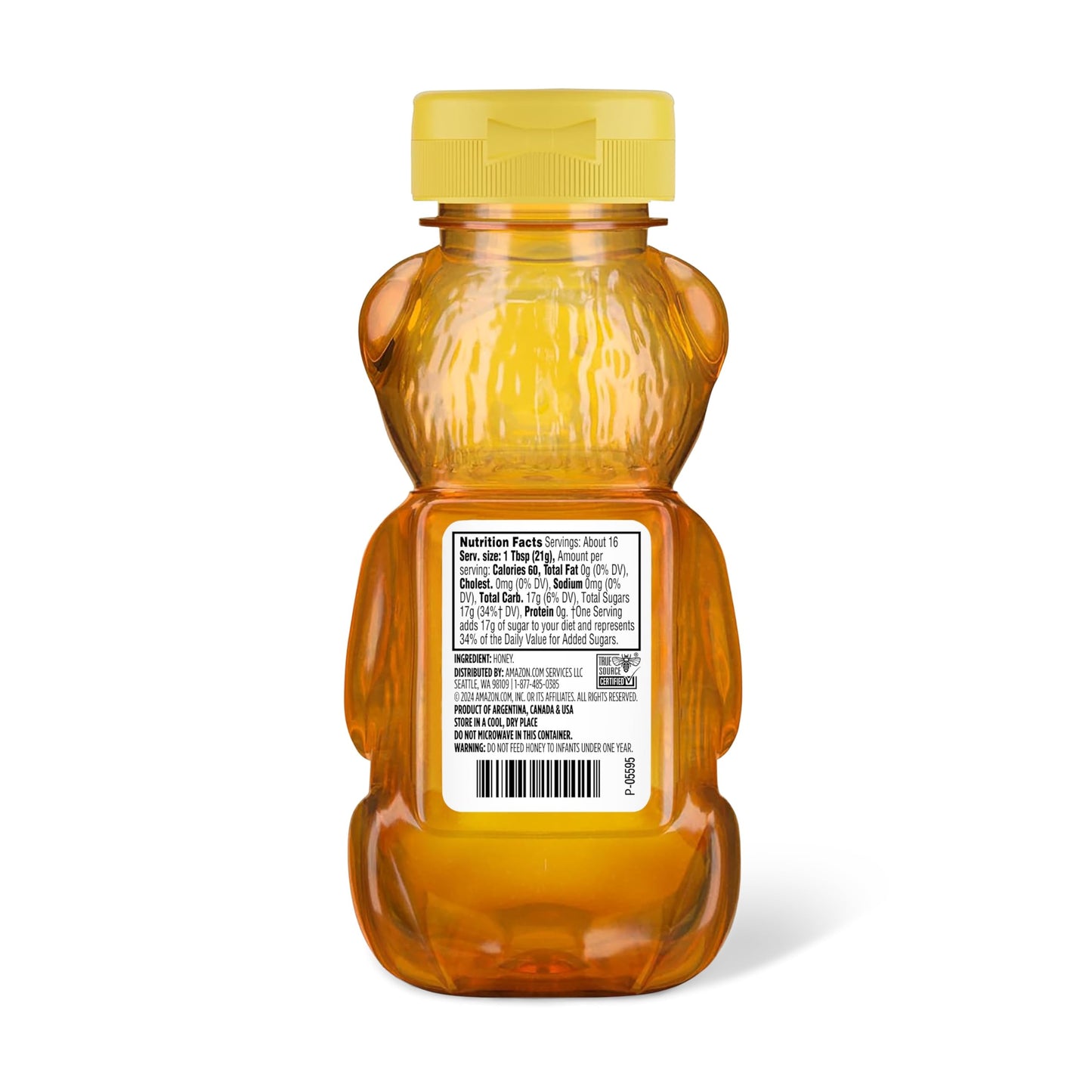 Amazon Grocery, Golden Pure Honey, 12 Oz (Previously Amazon Fresh, Packaging May Vary) - Medaid International